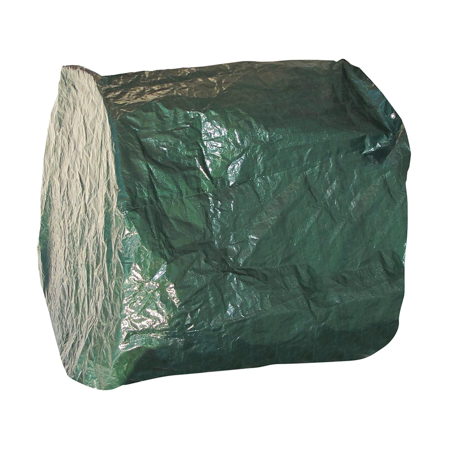 Round Table Cover 1250 X 810mm Waterproof 100G/M2 Durable Polyethylene Green - Image 7