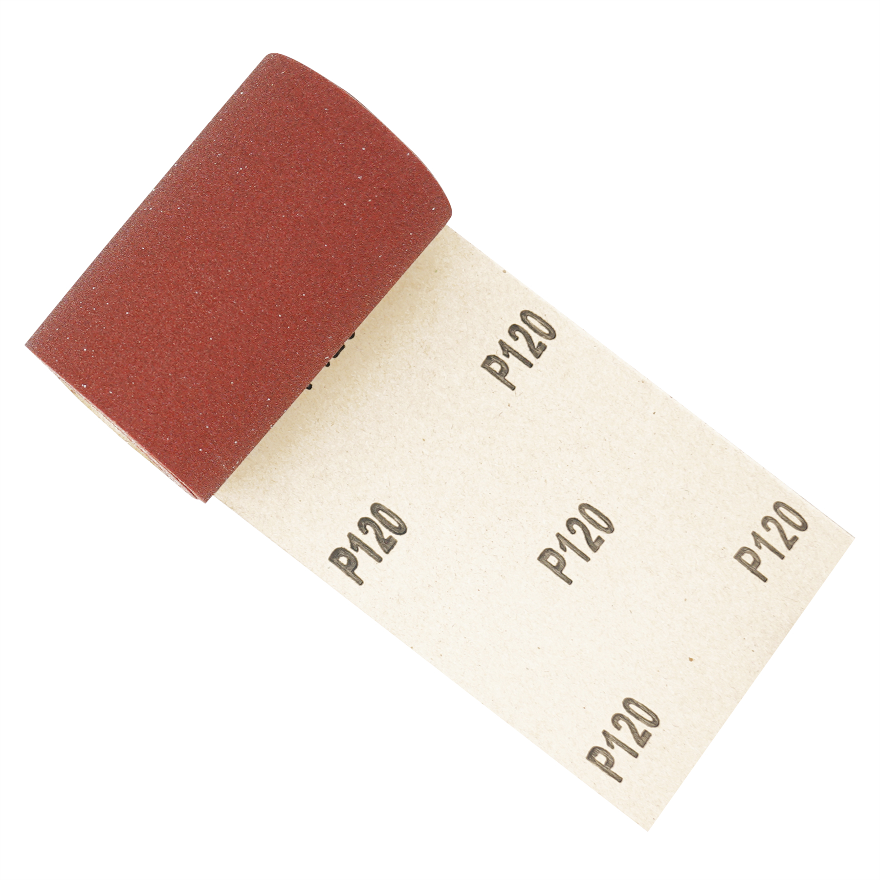 Aluminium Oxide Sanding Roll 115mm 5m Red Grit 120 Sandpaper Sand Woodwork