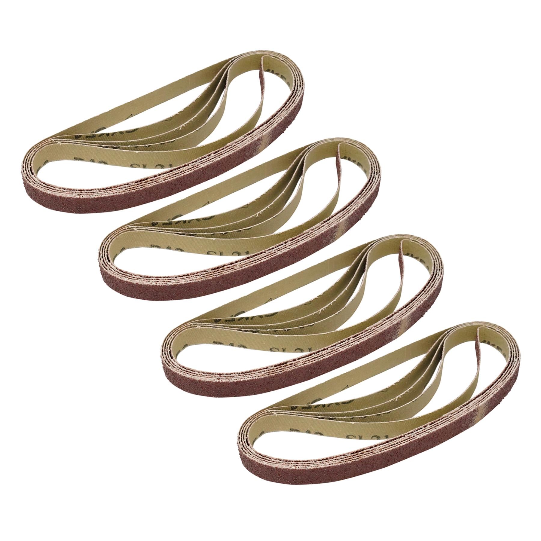 5 Pack Sanding Belts 330mm x 10mm (60 Grit) Coarse Sander Sheets Sanding Belts - Image 11