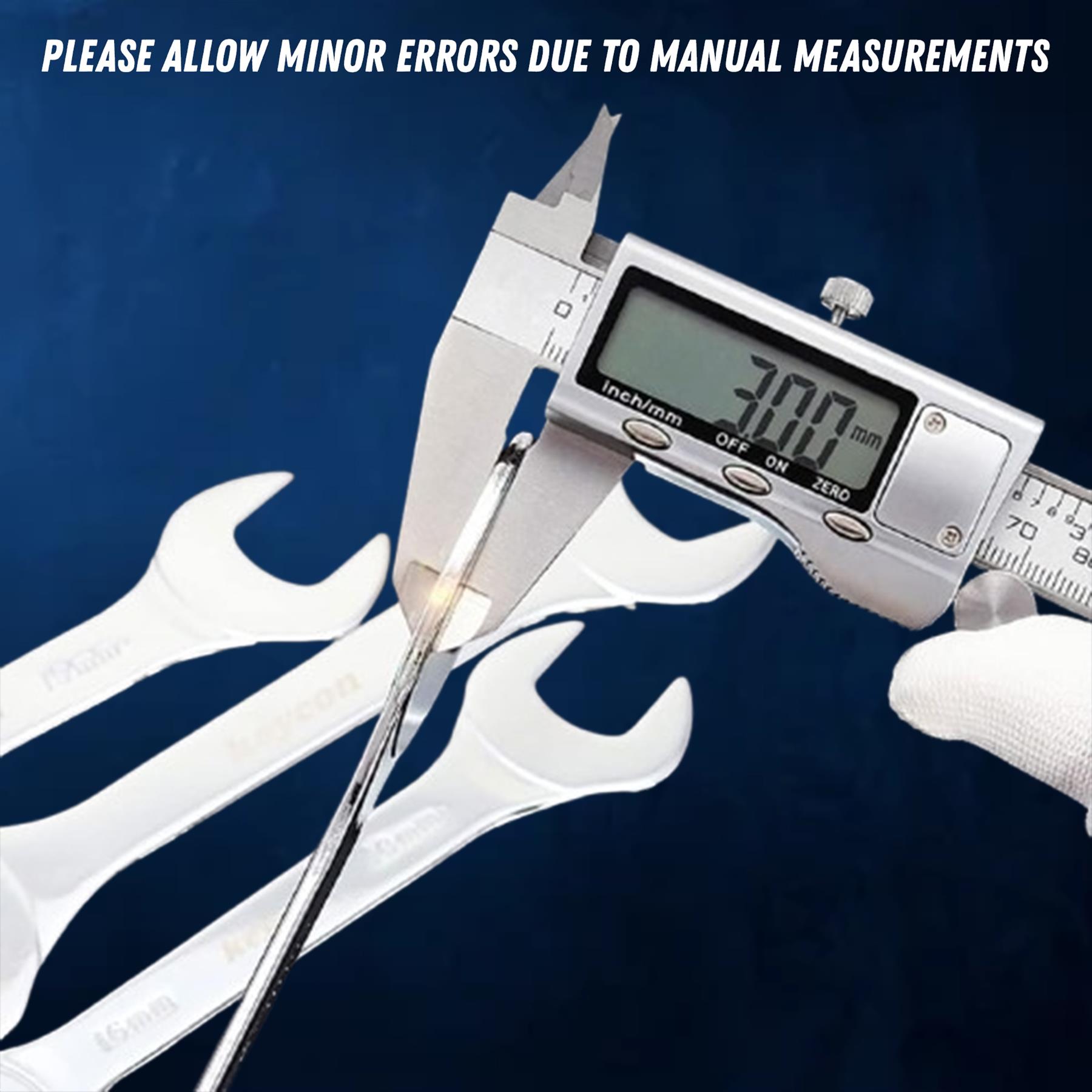 Fixed Head Combination Spanner Open Ended 30mm x 32mm Metric Polished CRV Garage - Image 5