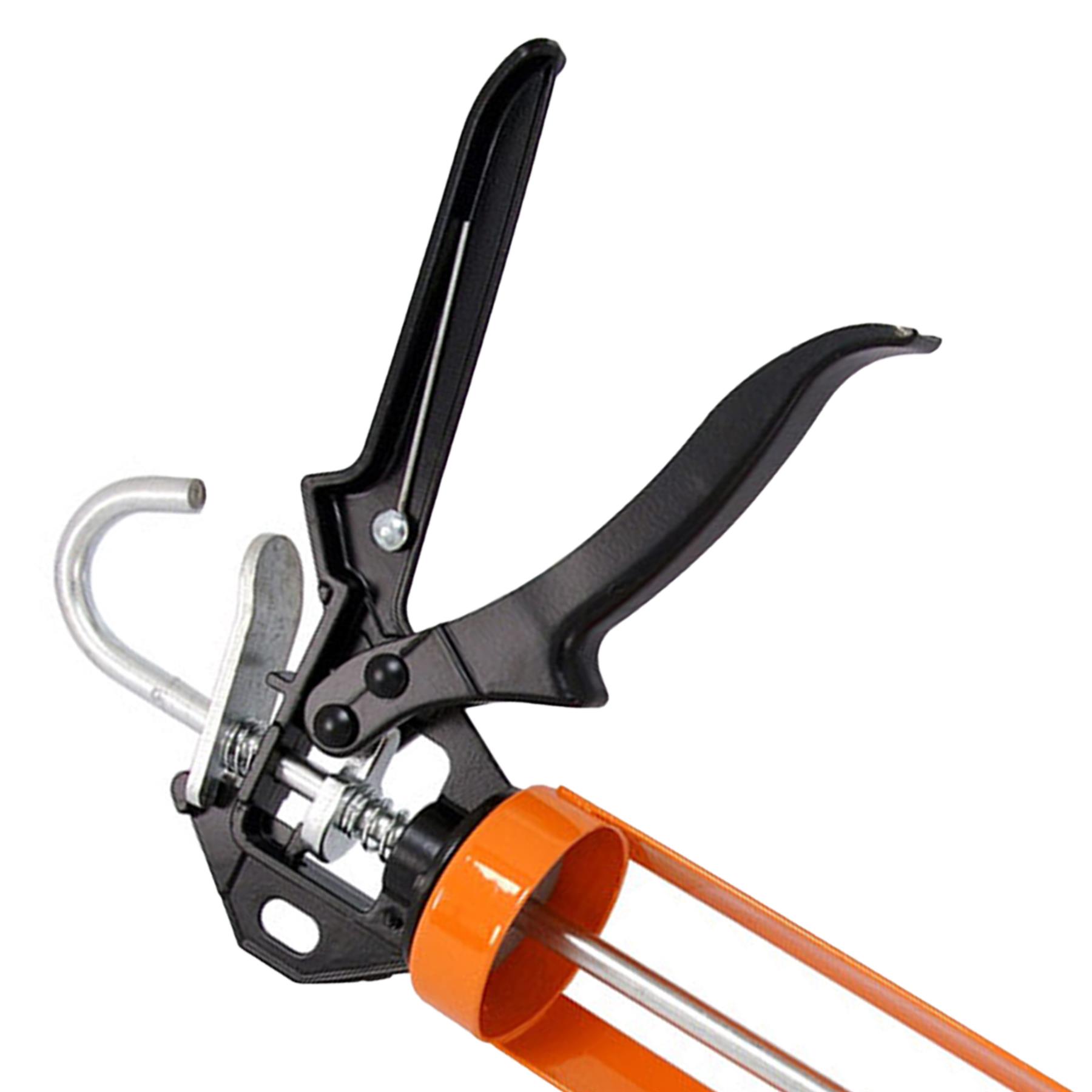 11" Silicone Sealant Caulking Gun Tube Applicator Heavy Duty Mastic Gun Mastic up to 400ml - Image 3