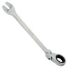 24mm Flexible Head Ratchet Spanner – Mirror Polished, Chrome Vanadium Steel Combination Tool