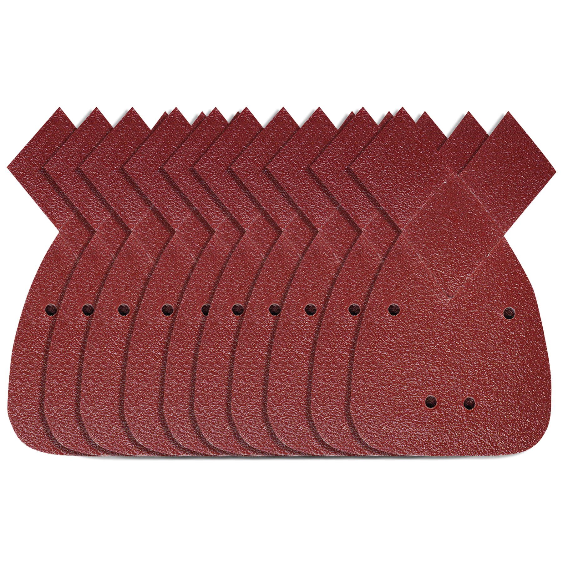 80 Grits Mouse Sanding Sheets Hook & Loop Sander Pads 4-Holes Sand Paper 10PCS - Image 7