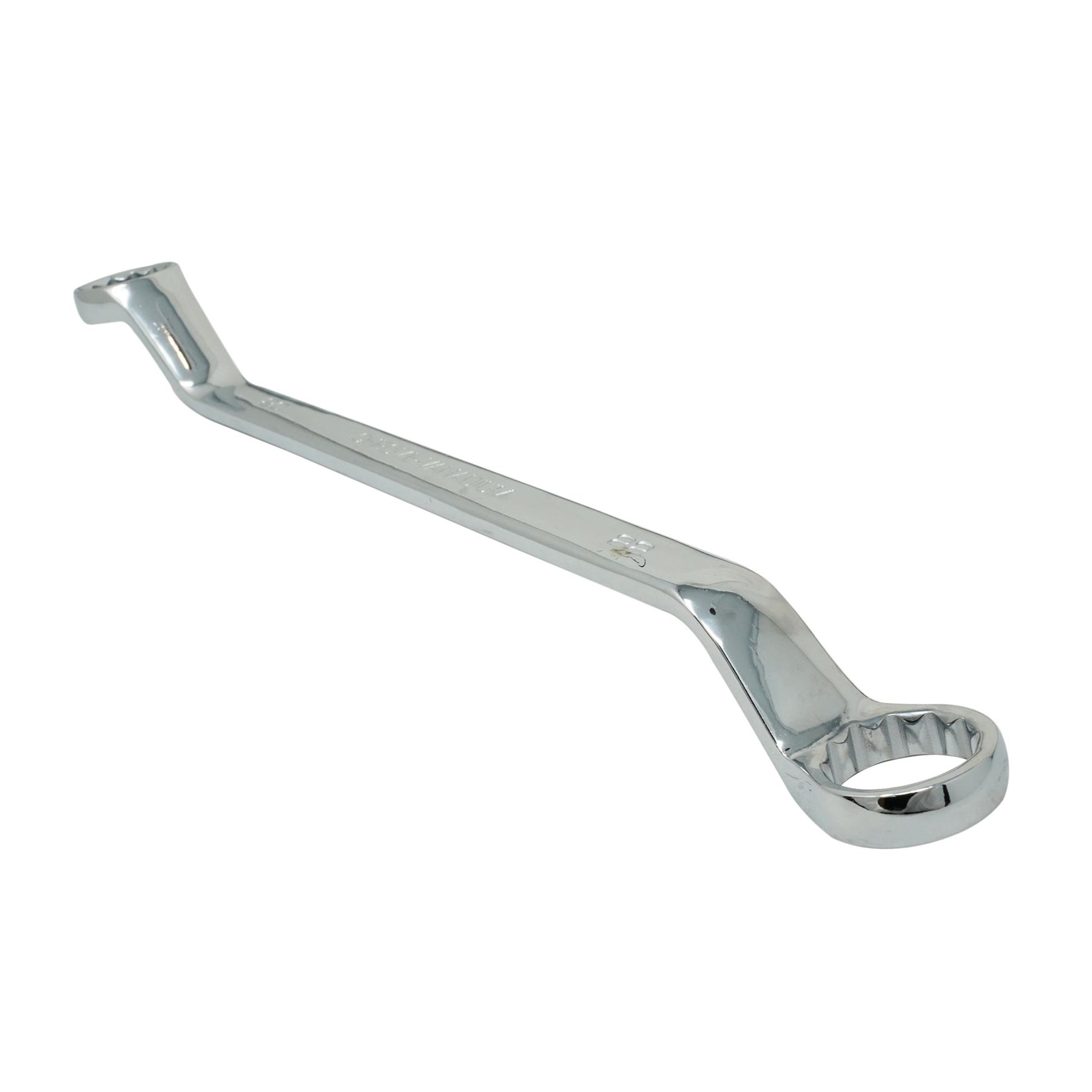 Offset Double Ring Spanner Wrench 20mm x 22mm Metric Ring Deep Spanner Steel - Image 8