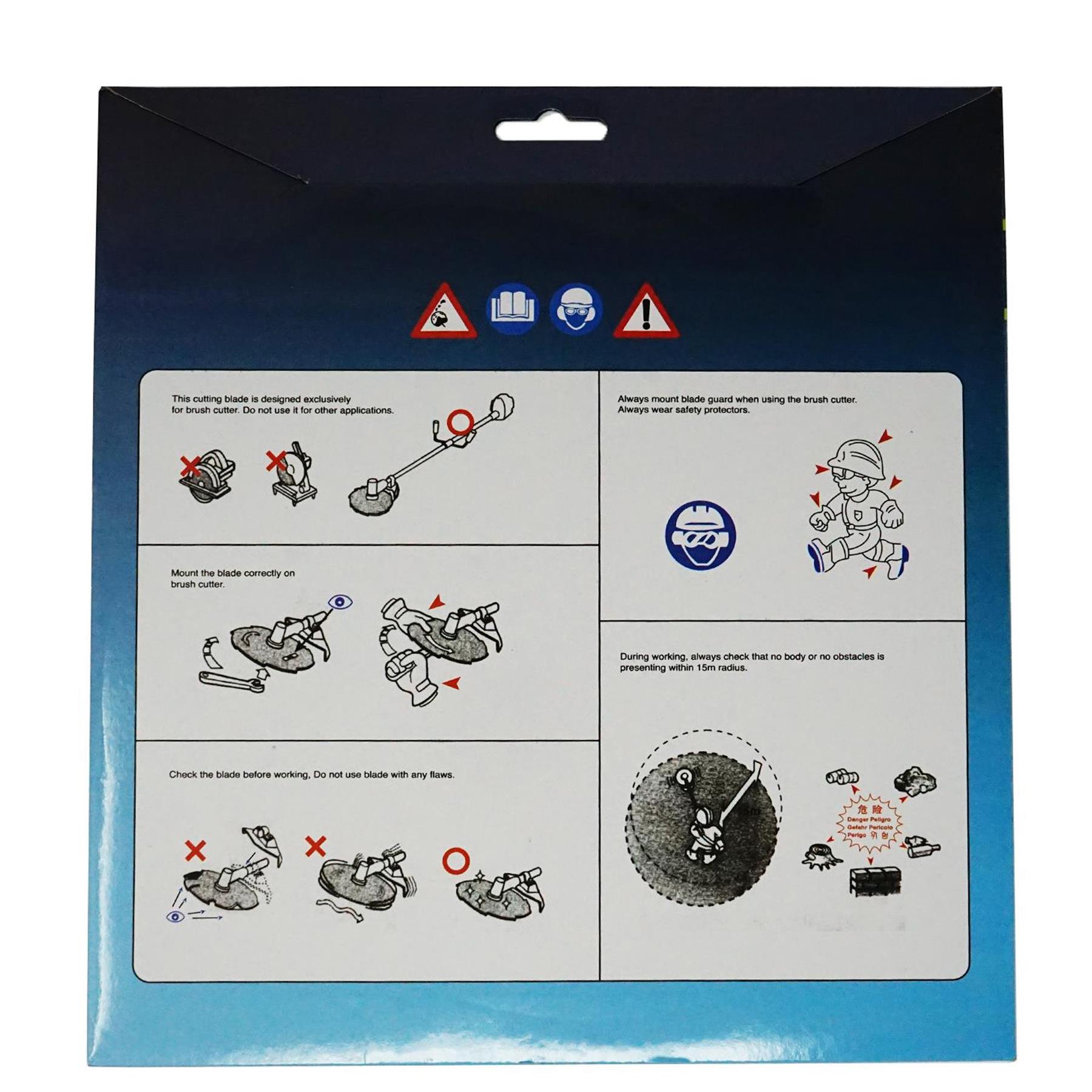 Brush Cutter Blade 8-Tooth 25.4mm Bore Fits Most Petrol Brush Cutters - Image 7