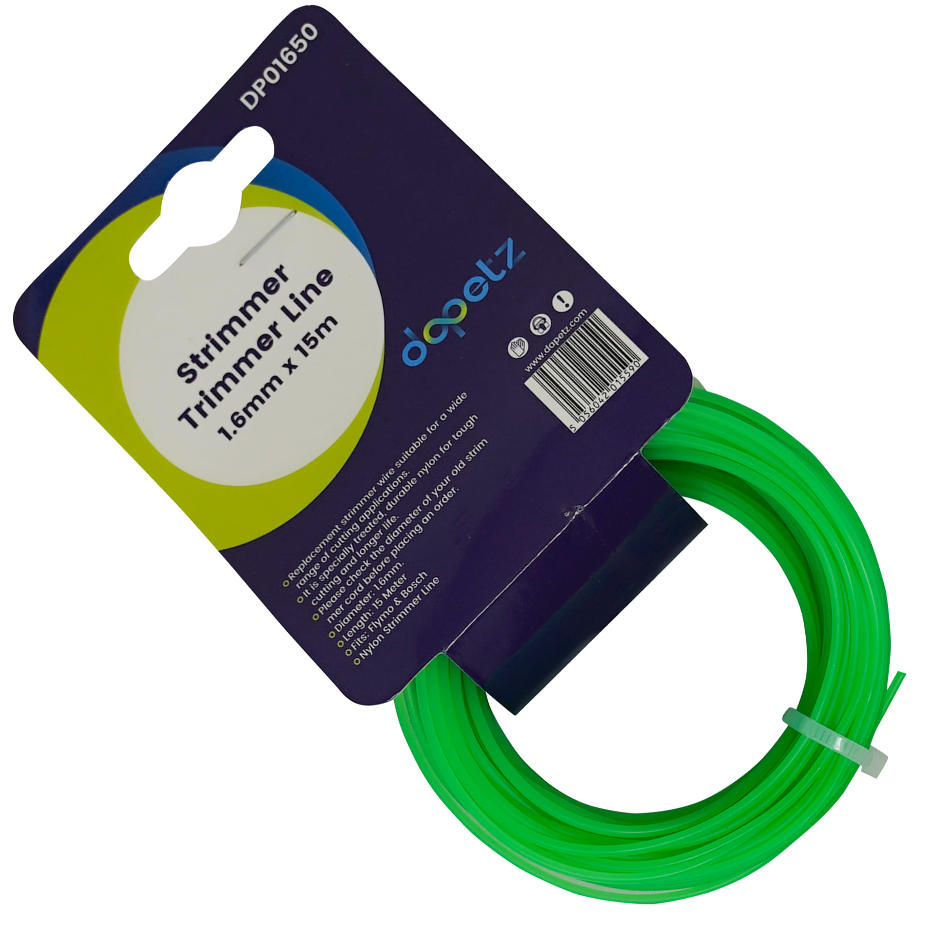 Nylon Strimmer Line Cord 1.65mm x 15M Metre Fits Flymo And Bosch - Image 5