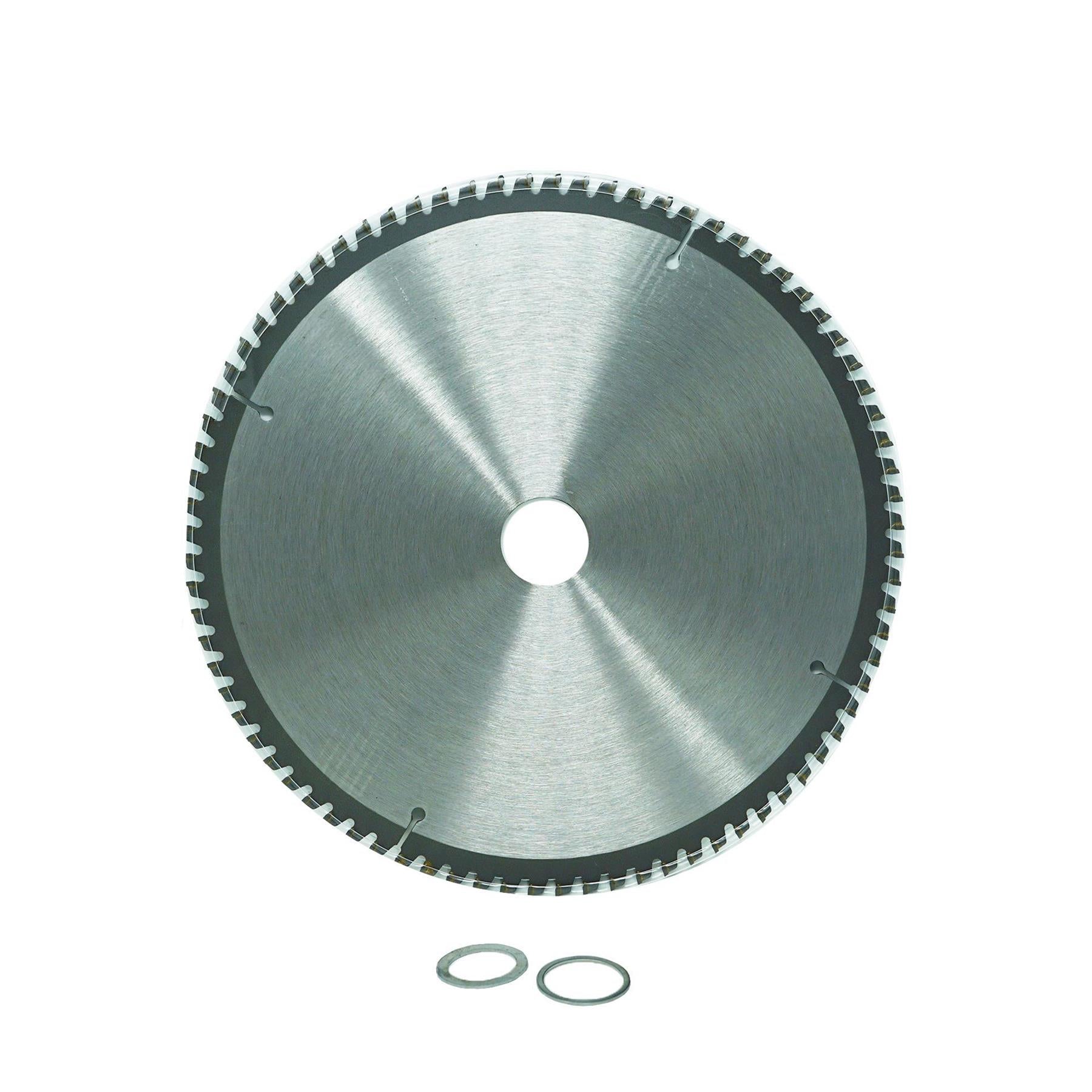 250mm (10") 80 Teeth Aluminium Circular Saw Blade 30mm Bore 25mm Rings Mitre - Image 5