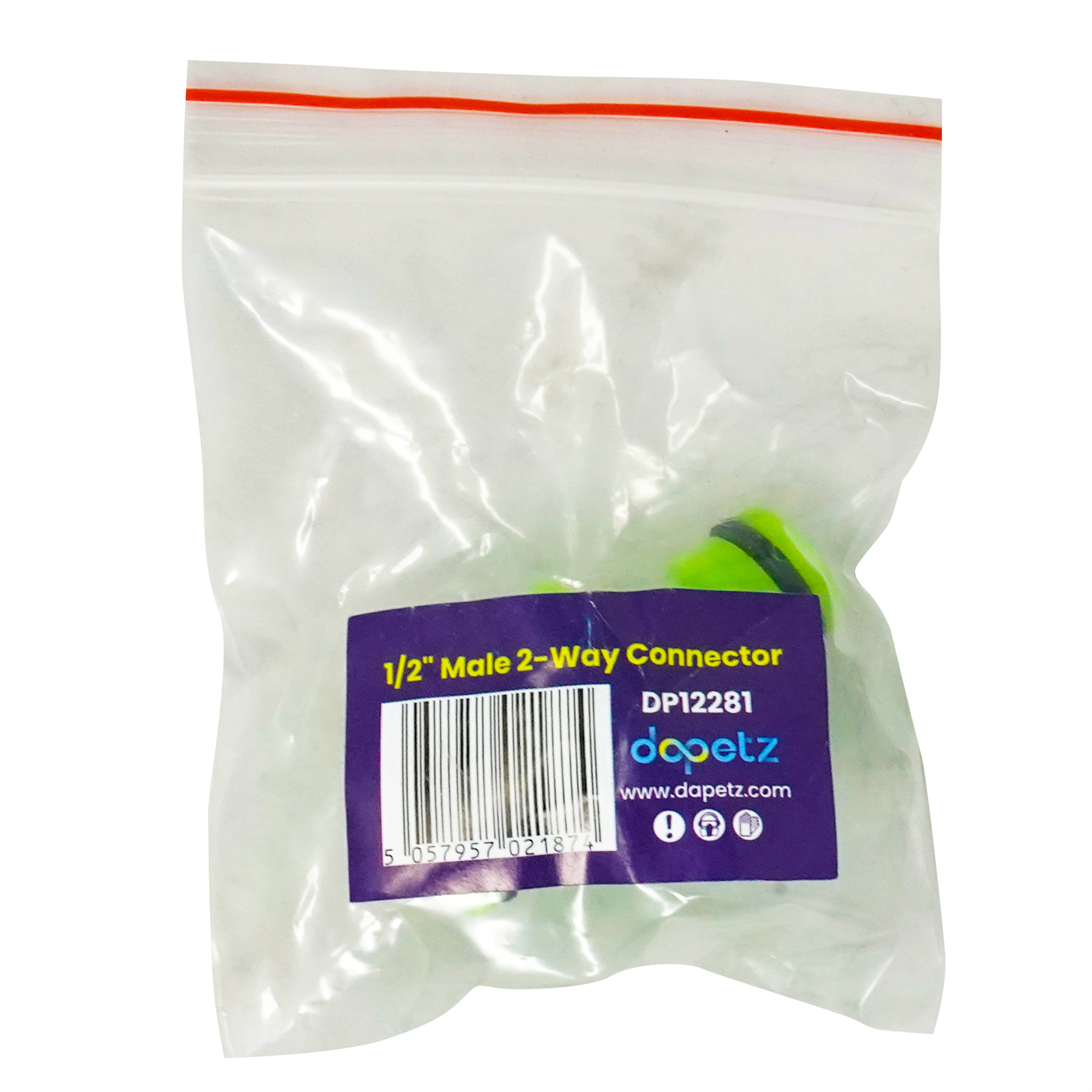 Hose Joiner Male 1/2" Garden Connector Coupler Watering Water Pipe Tap Male Green - Image 3