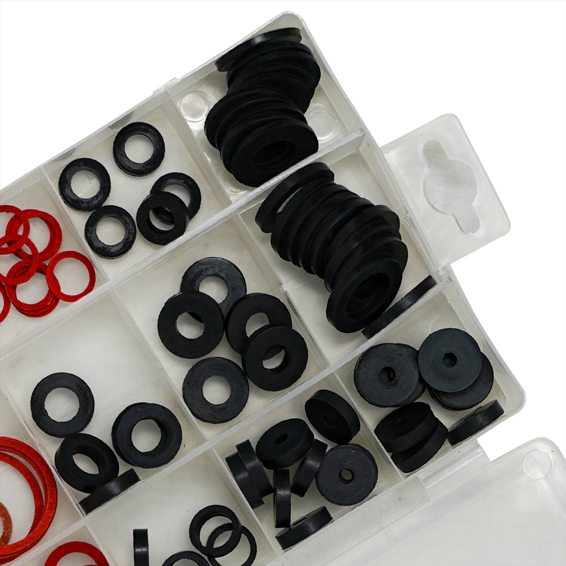 141Pc O-Rings & Washer Set 18 Sizes Rubber Fibre Seals for Plumbing Faucet Hose Tap Gaskets Case - Image 10