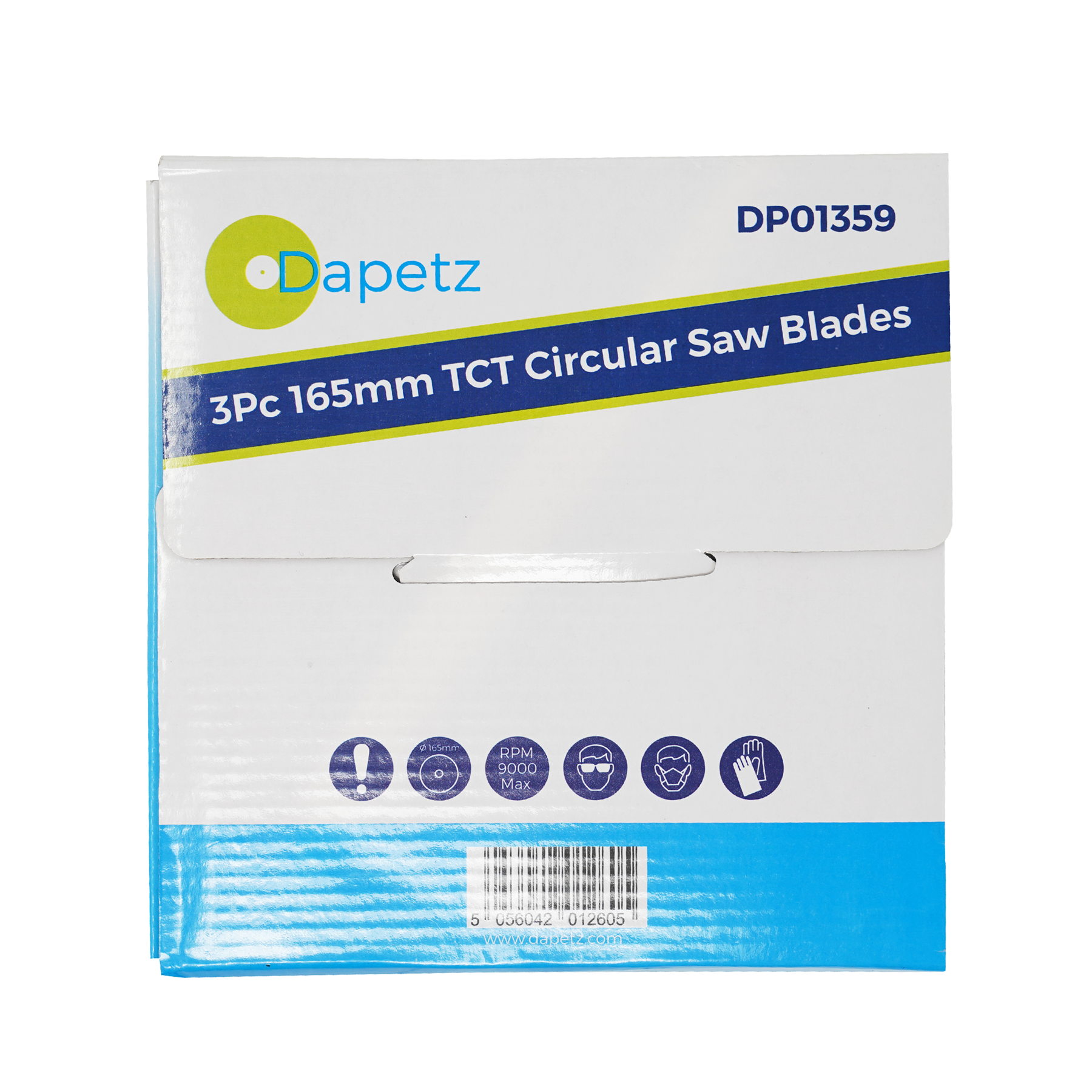 3 Piece TCT Circular Saw Blade Set 165 x 30 - 20, 16, 10mm Rings - Image 9