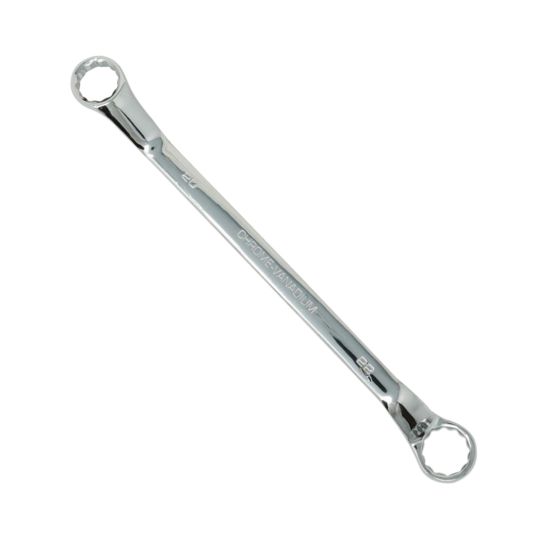 Offset Double Ring Spanner Wrench 20mm x 22mm Metric Ring Deep Spanner Steel - Image 9
