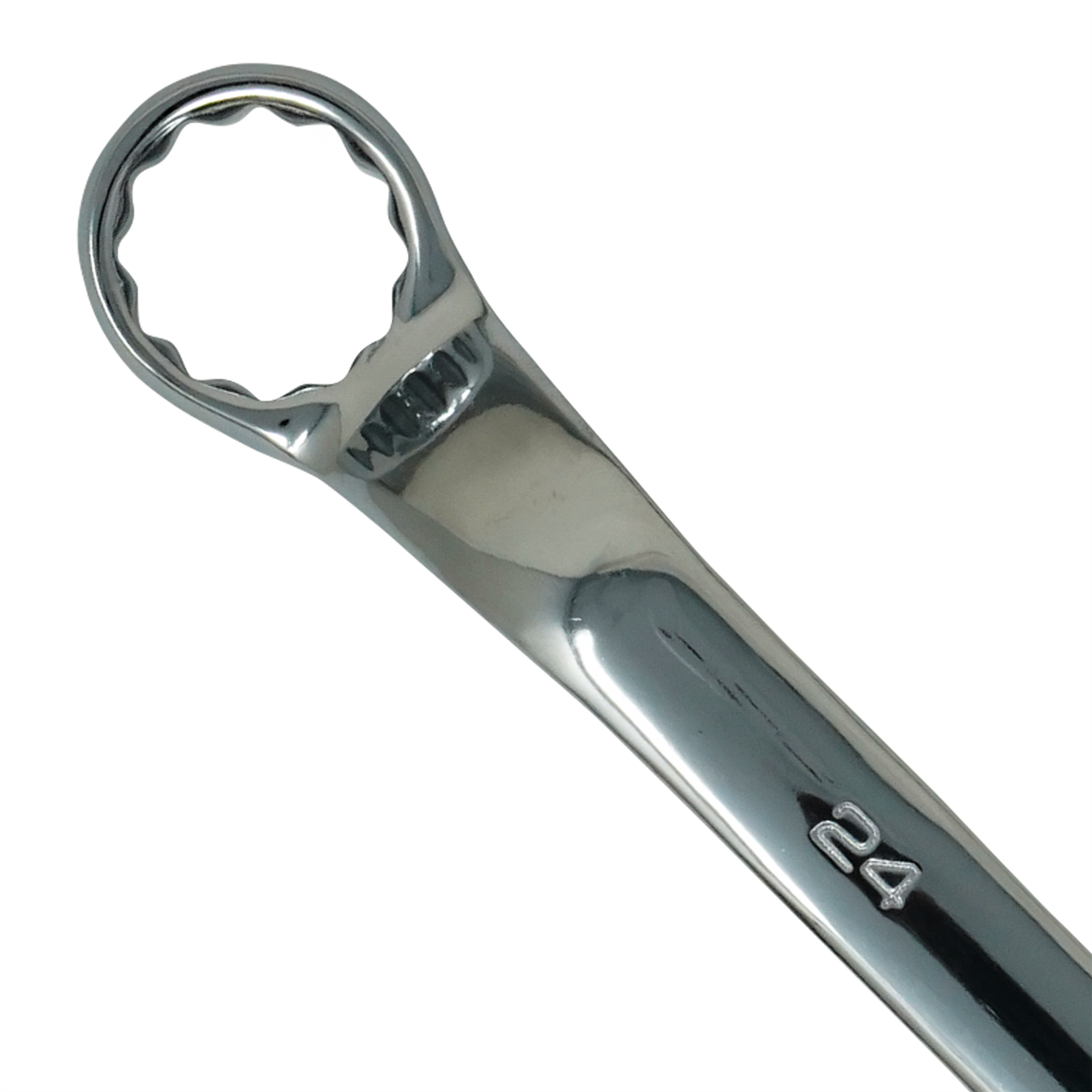 Offset Double Ring Spanner Wrench 24mm x 27mm Metric Hex Swan Neck Deep Spanner - Image 9