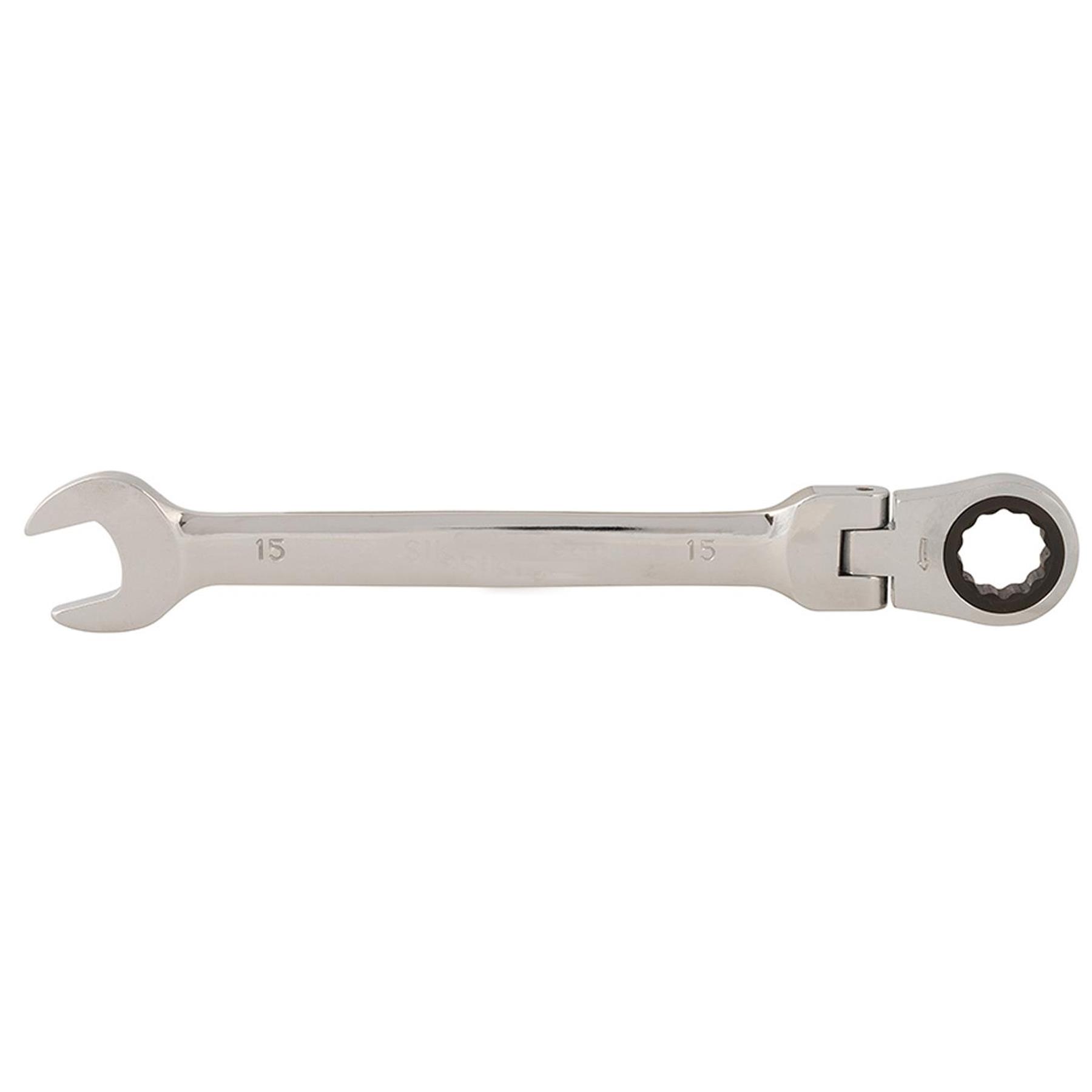 15mm Flexible Head Ratchet Metric Spanner Open End & Ring Guaranteed - Image 7