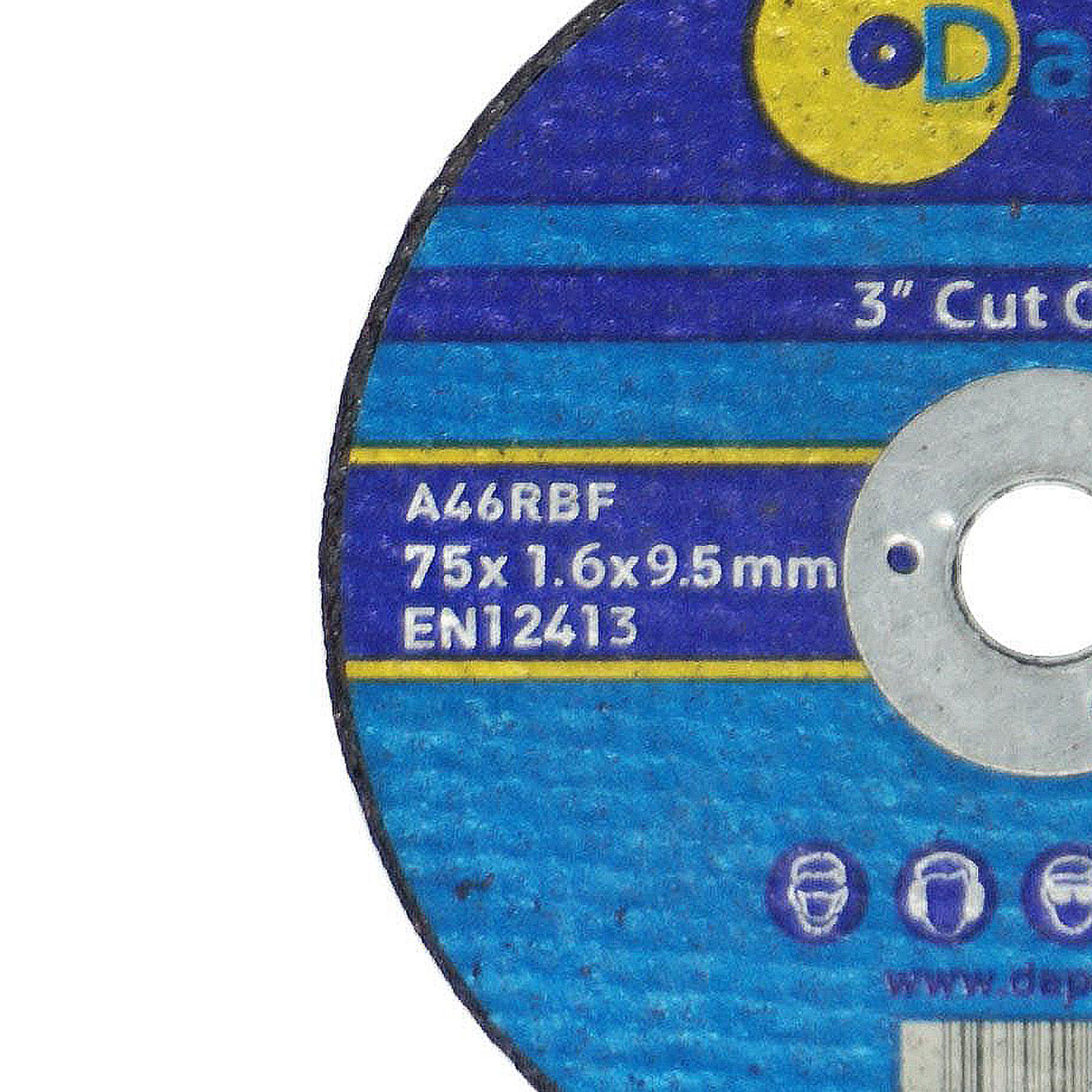 Metal Cutting Cut Off Discs 9.5mm Bore High Quality 10 Pack 75mm X 1.6mm - Image 5