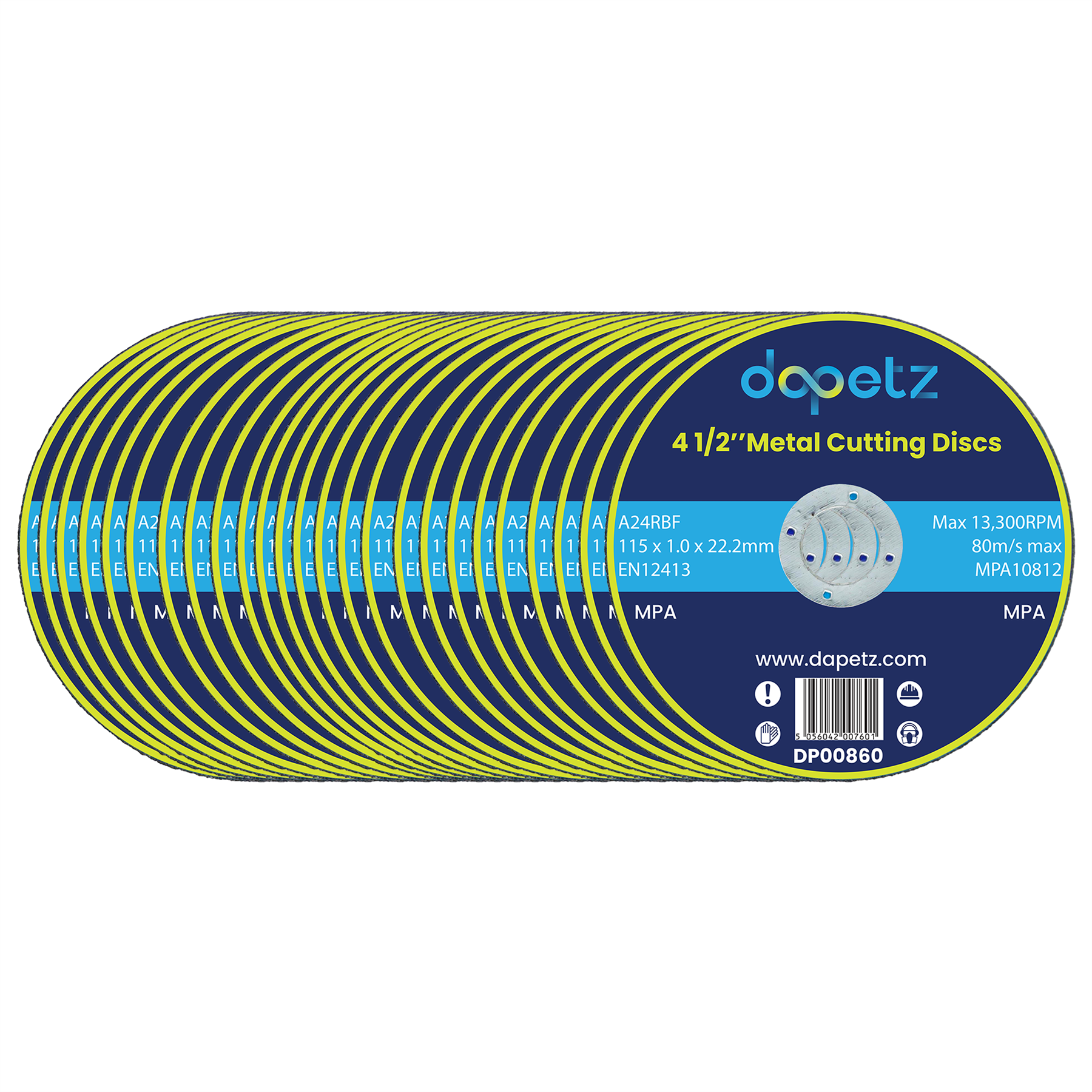 4.5" Ultra Thin Metal Cutting / Slitting Discs 115mm For Angle Grinder 50PCS - Image 9