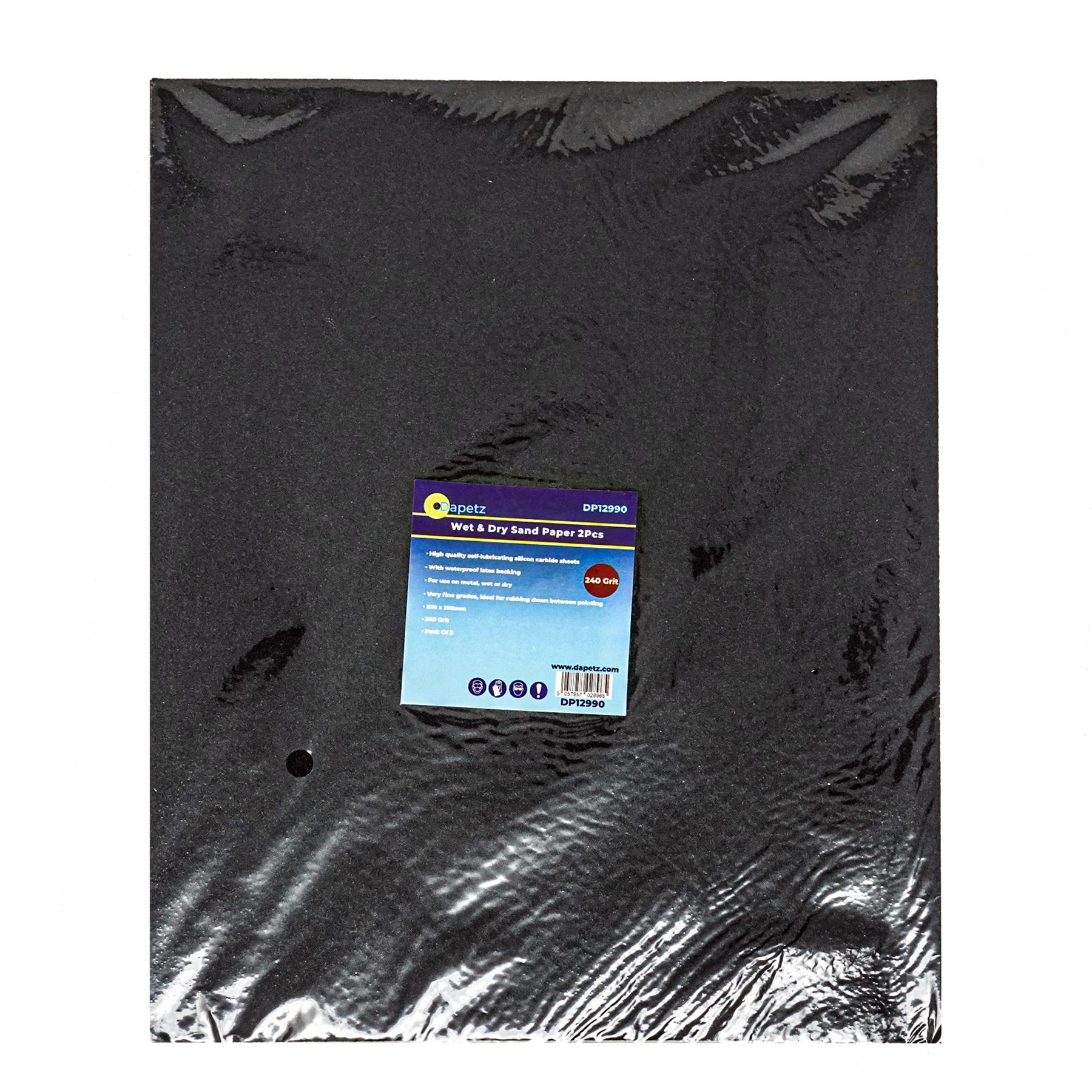 Wet And Dry Sandpaper 240 Grit Sand Paper 230x280mm Sanding Finishing A4 2Pcs - Image 5