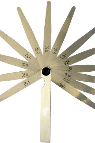 Metric Steel 13 Blade Feeler Gauge