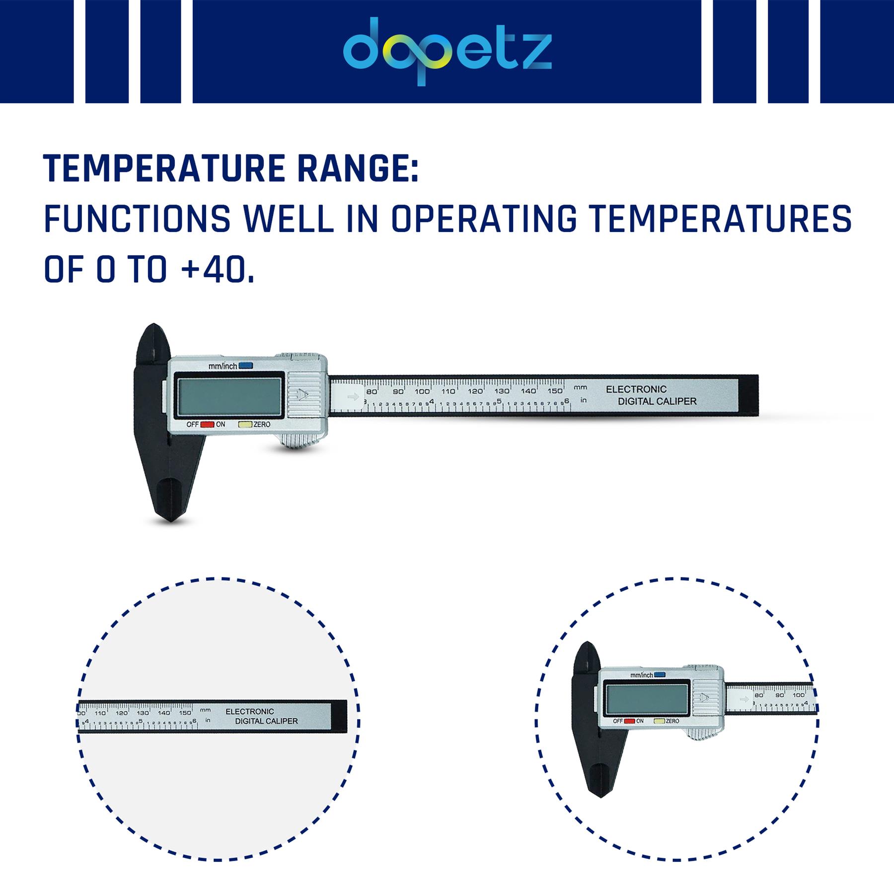 Digital Vernier Caliper 6 Inch 150mm – LCD Precision Measuring Tool for Inside Outside Depth Measurement - Image 4