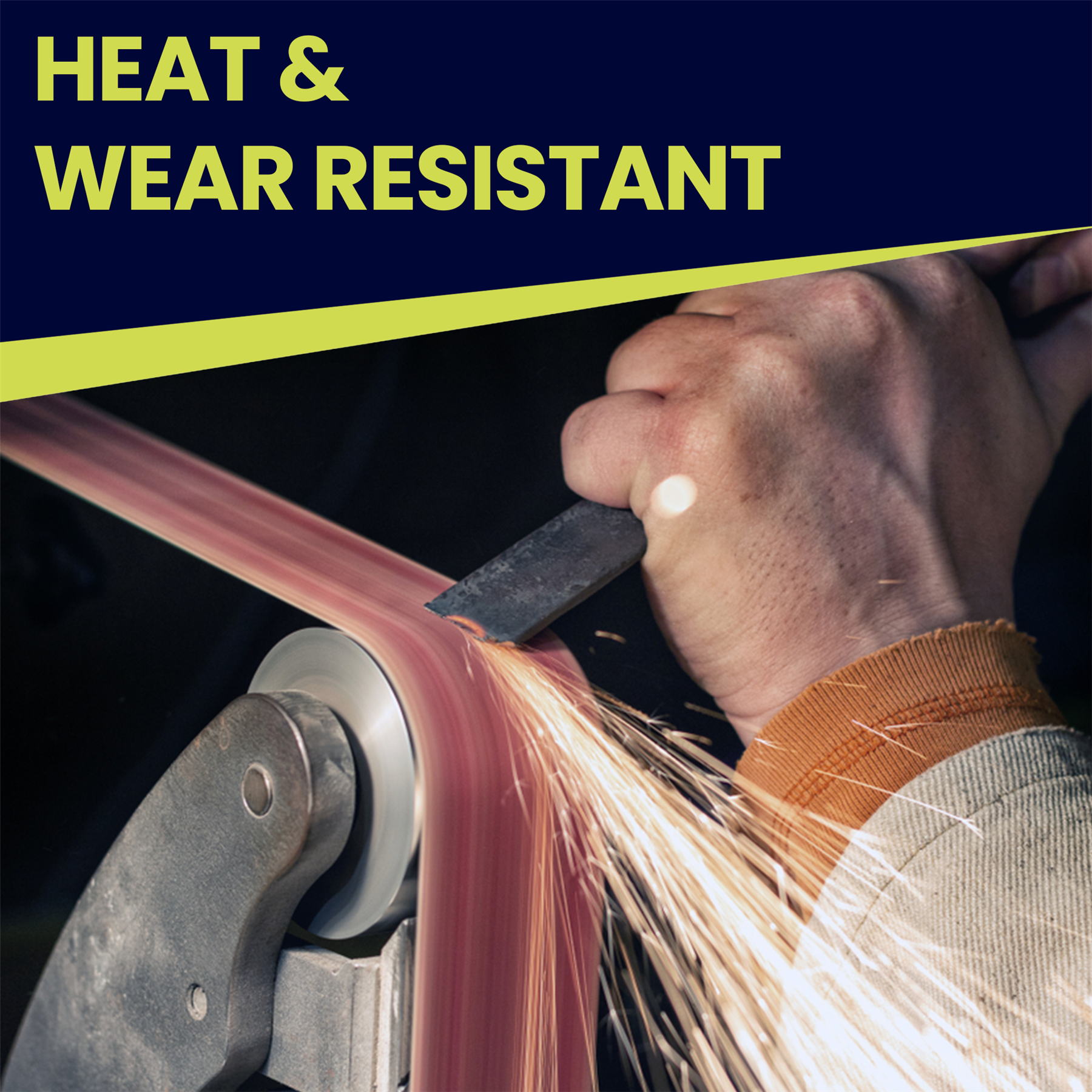 5 Pack Sanding Belts 330mm x 10mm (60 Grit) Coarse Sander Sheets Sanding Belts - Image 6