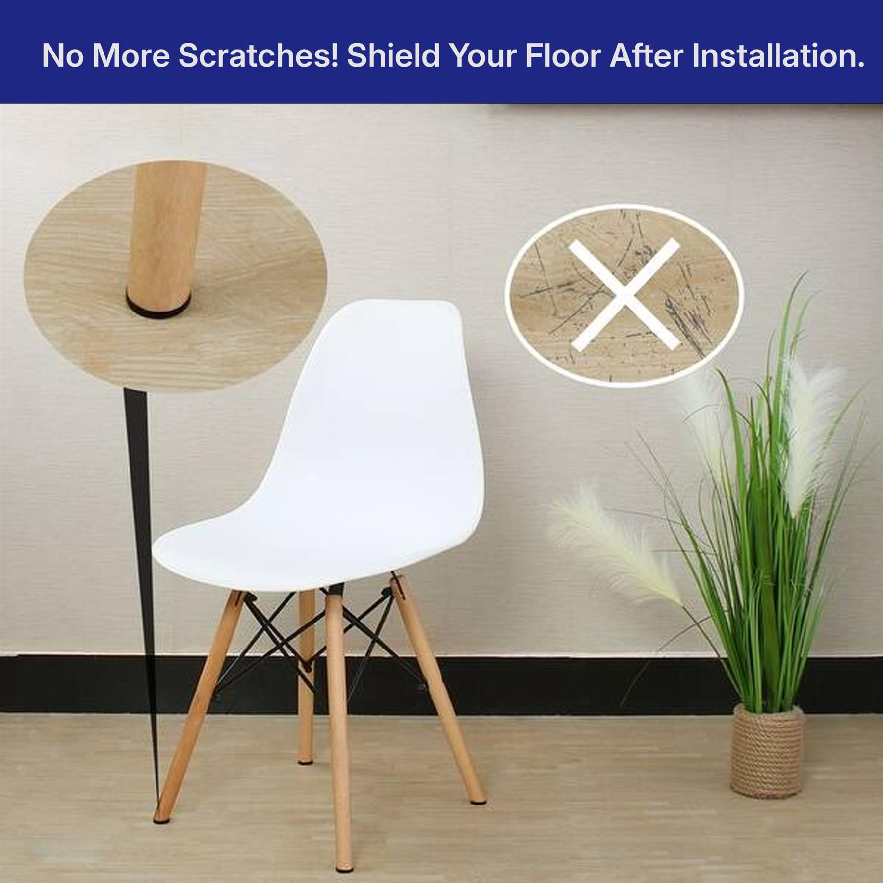 106 pieces Felt Pad for Furniture Feet Felt Floor Protectors Cushion set for Chairs & Furniture Legs - Image 6