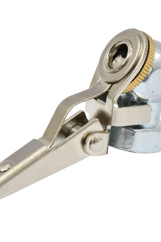 Tyre Valve Air Hose Chuck Airline Inflator Connector Brass Clip On Car Truck