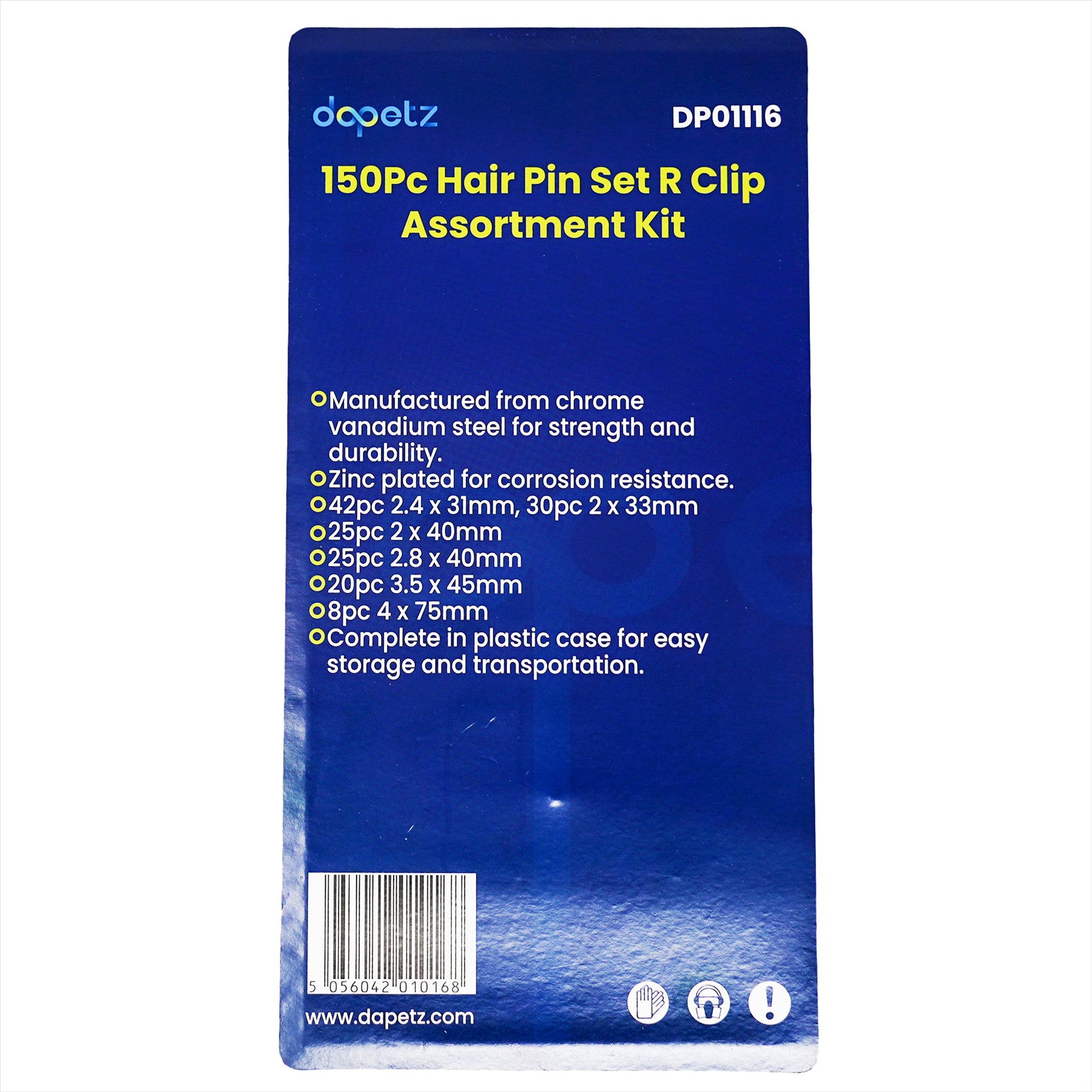 New 150pc Hair Pin Set Hitch R Clip Lynch Cotter Assortment - Image 10