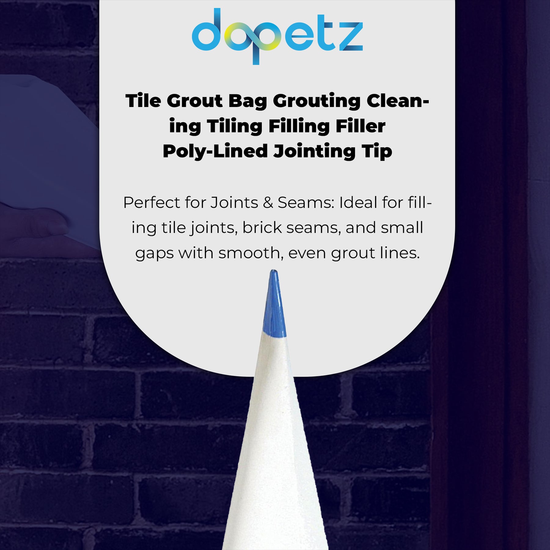 Pointing Grout Bag Tool 300x600mm for Tiling, Bricks, Floors & Walls - Image 3