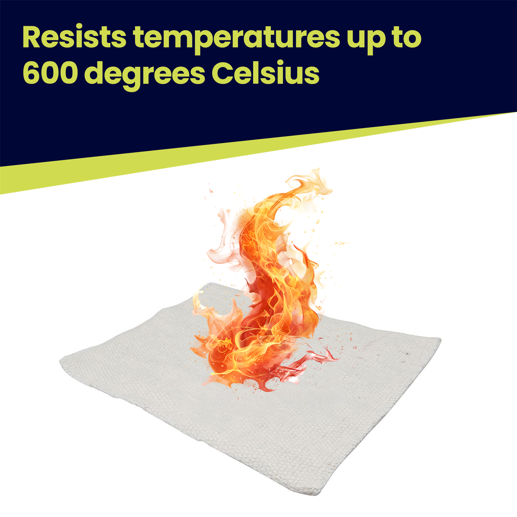 Plumbers Soldering Mat, Heat Resistant & Flame Retardant Brazing Pad 300mm x 250mm - Image 4