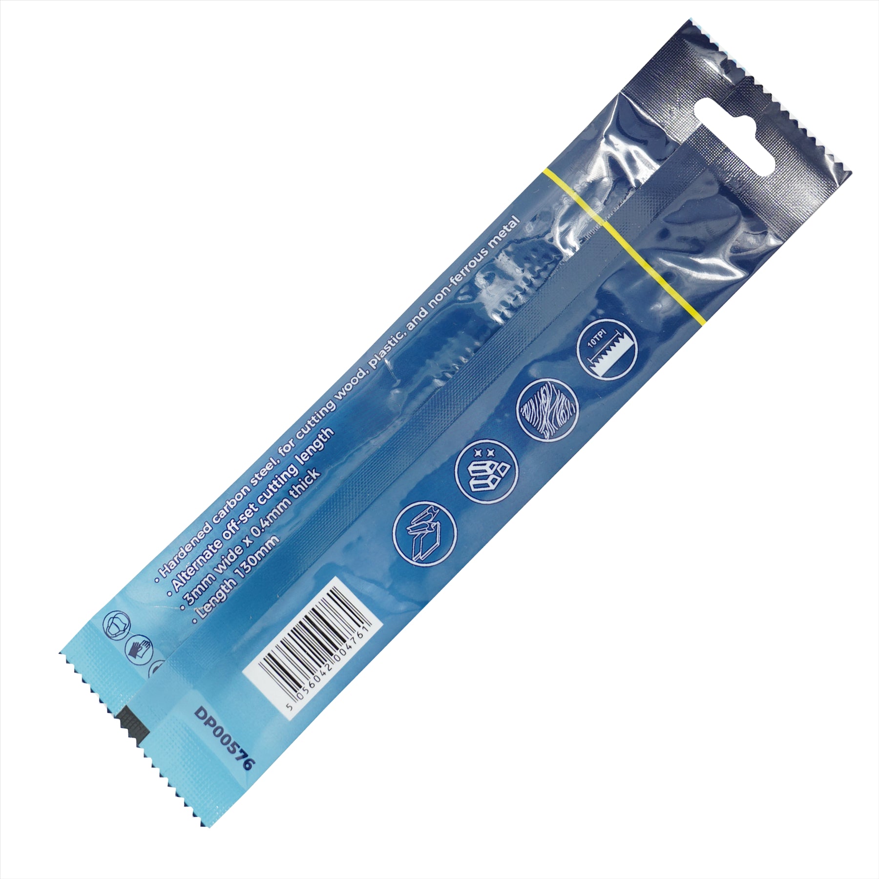 Scroll Saw Blades 10TPI Hardened Carbon Steel Pin Ended 130mm Long 10 PC - Image 2