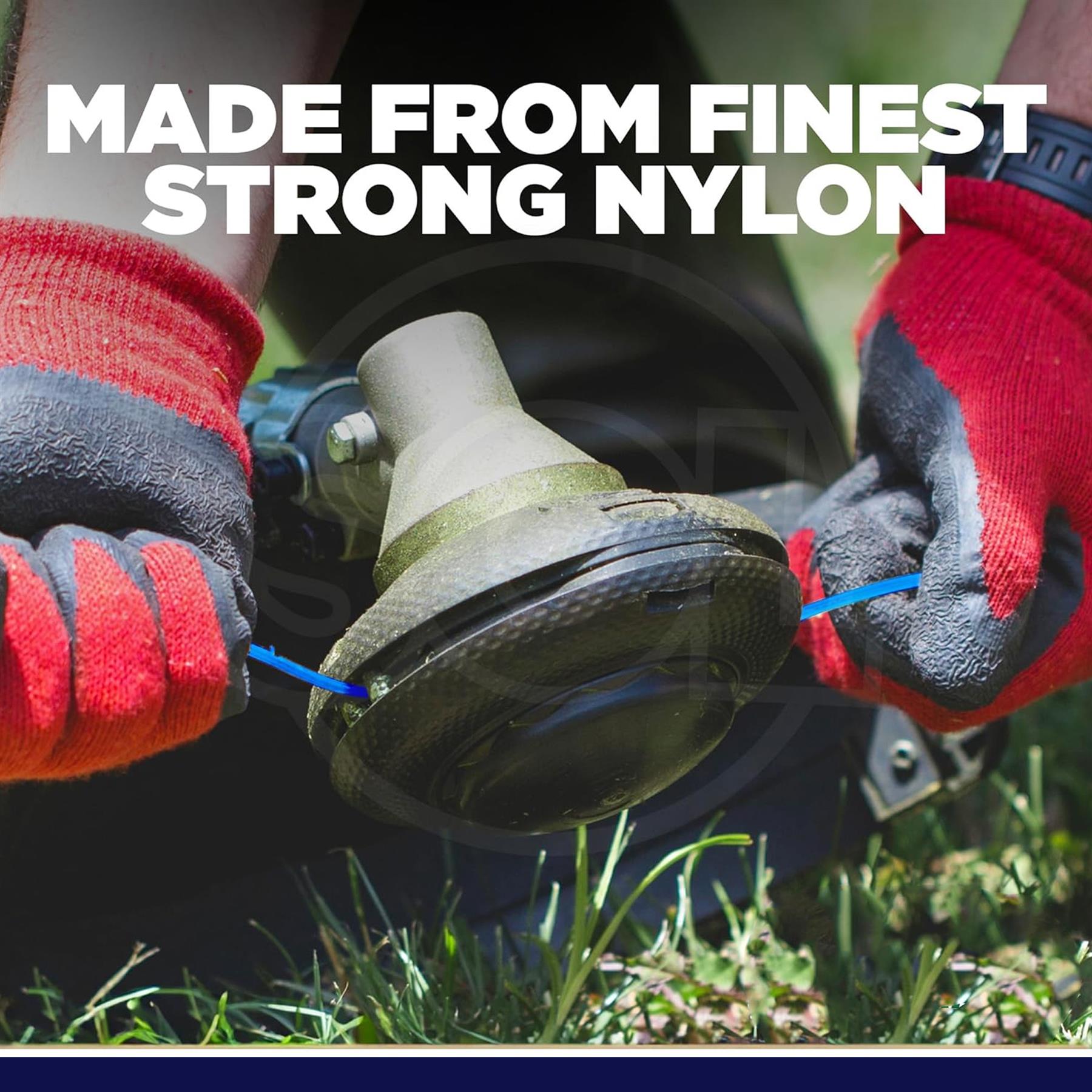 Strimmer Line 1.5mm x 30m Blue Nylon Round Trimmer Cord Universal Fit for Grass Trimmers DIY - Image 3