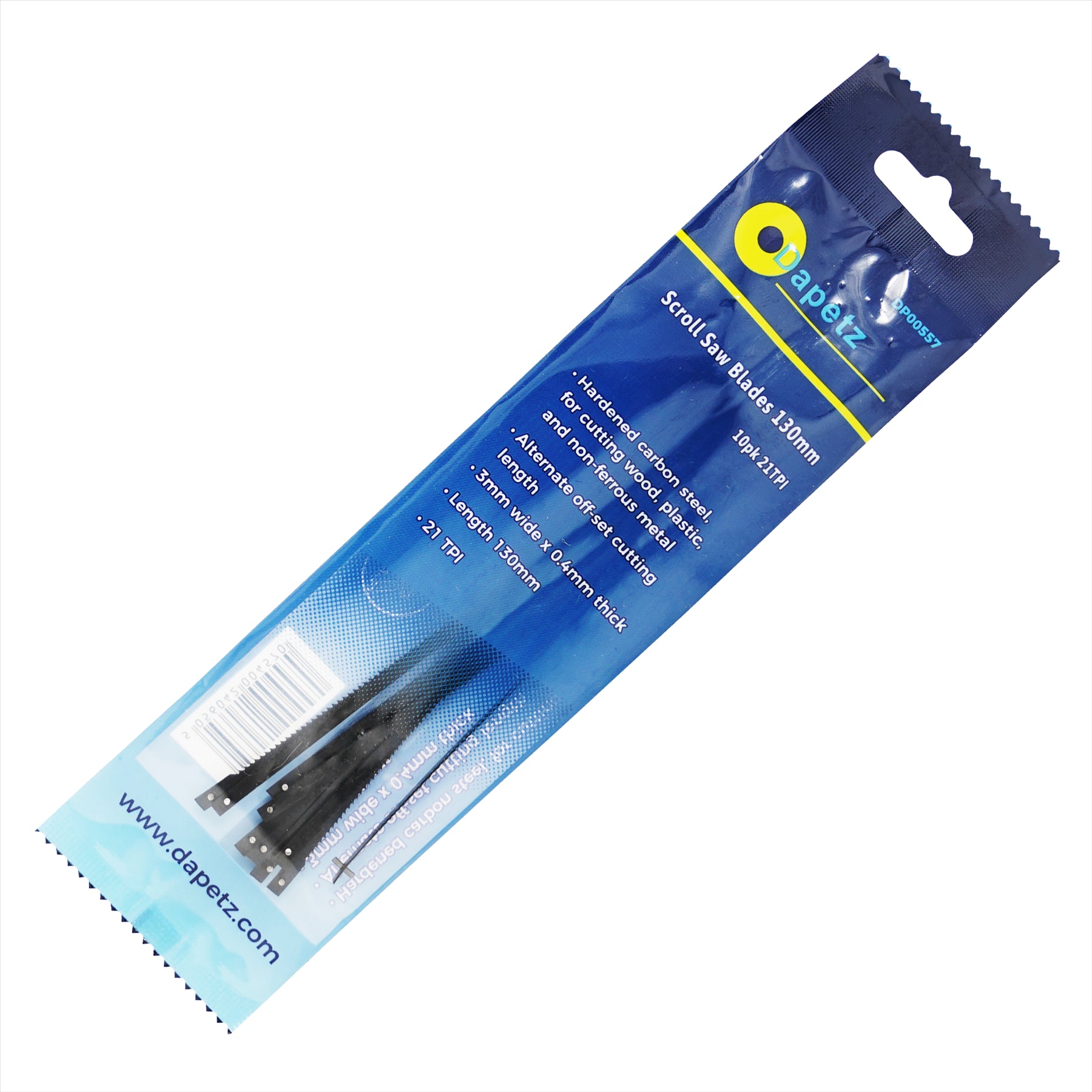 Scroll Saw Blades 21 TPI Hardened Carbon Steel Pin Ended 130mm Long 10PC - Image 6