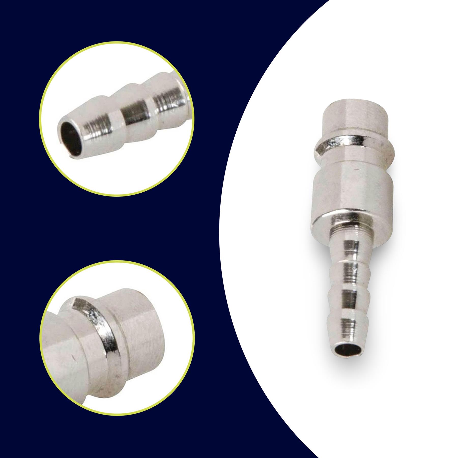 Male Euro Air Line Hose Fitting Connector Coupler Barb Bayonet Hose End 6mm - Image 3