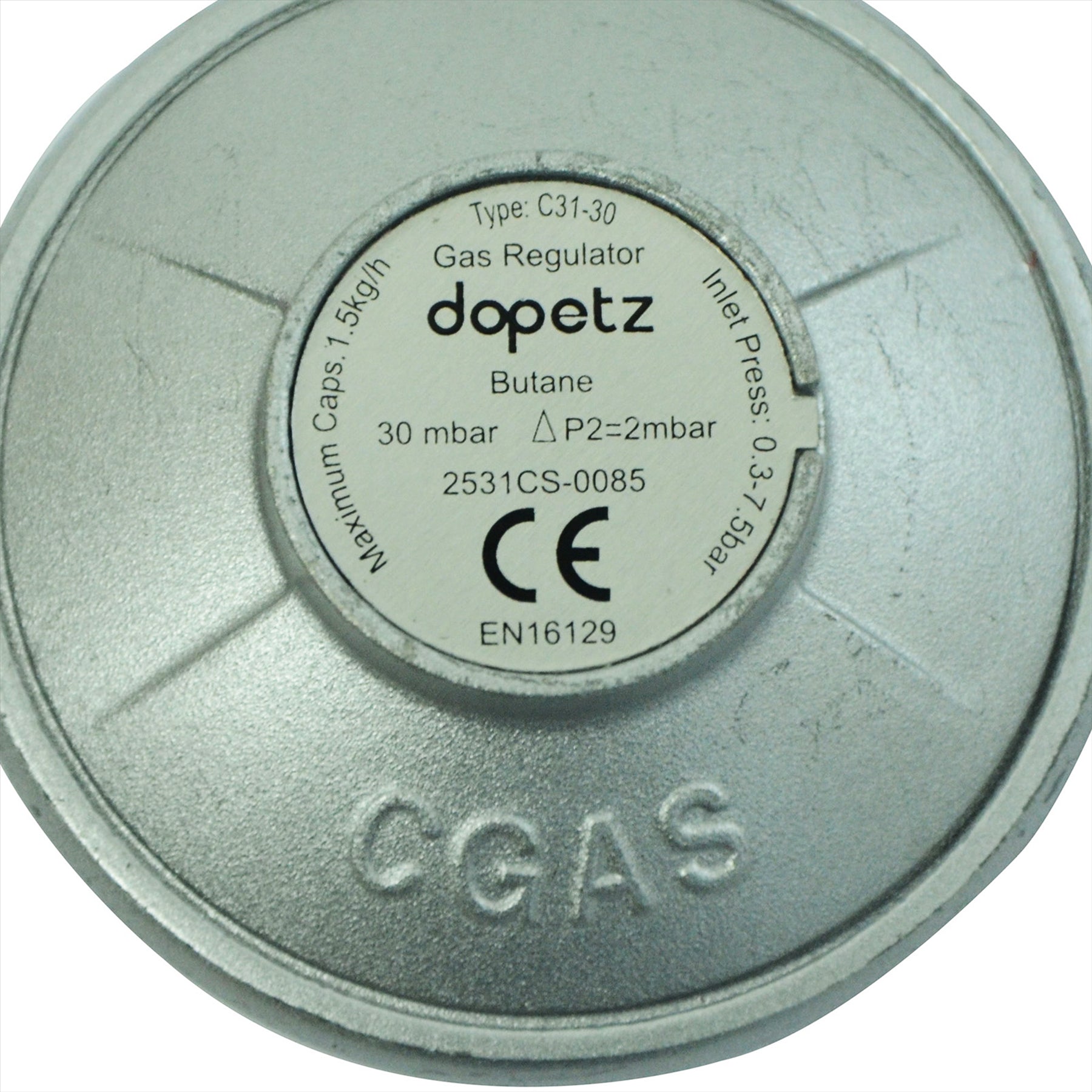 Butane Gas Regulator Screw On Type Fit Calor 4.5 KG Cylinder Irish F-Valve Screw - Image 9