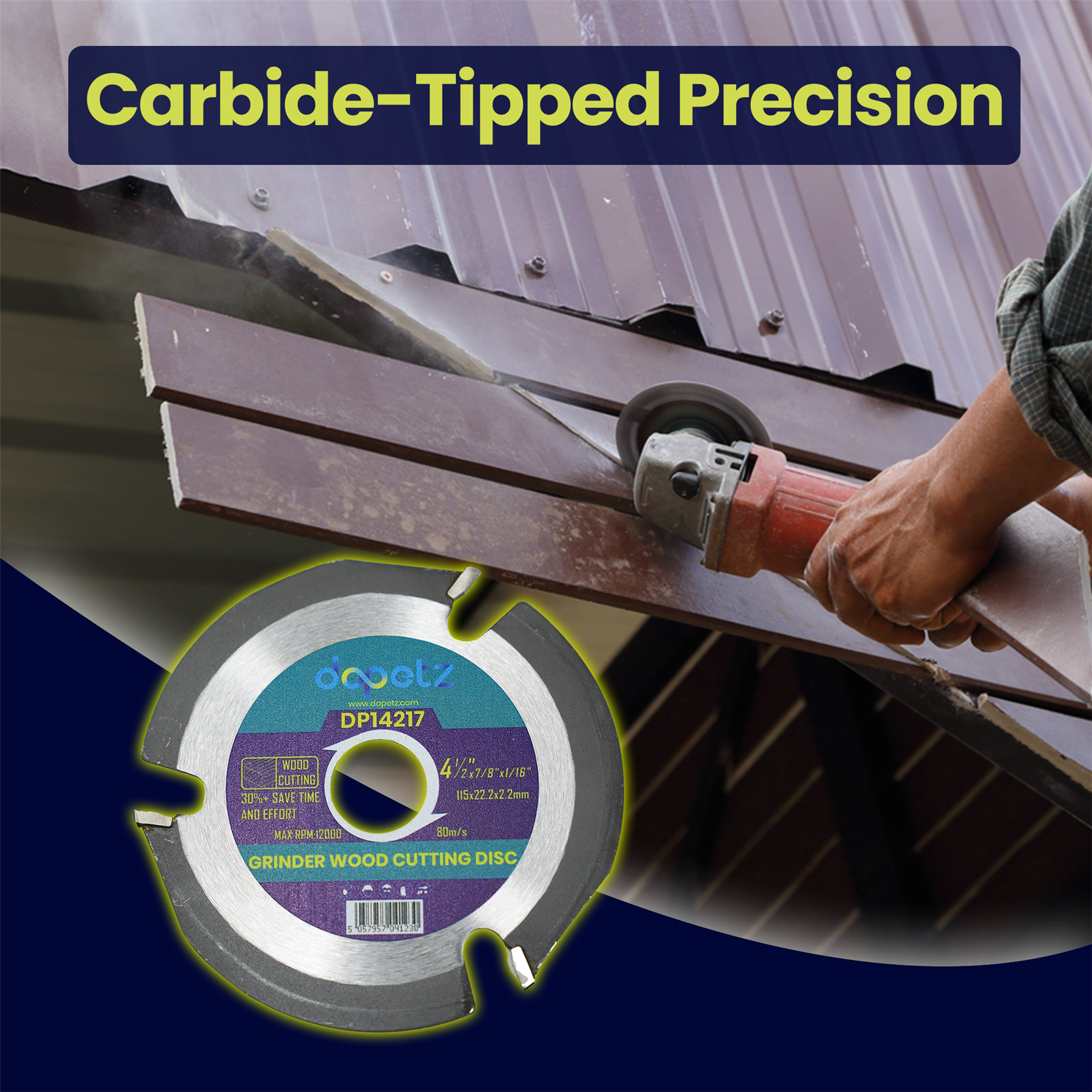 Grinder Wood cutting Disc Multi-Purpose Blade Saw Disc Blade 115mm - Image 3