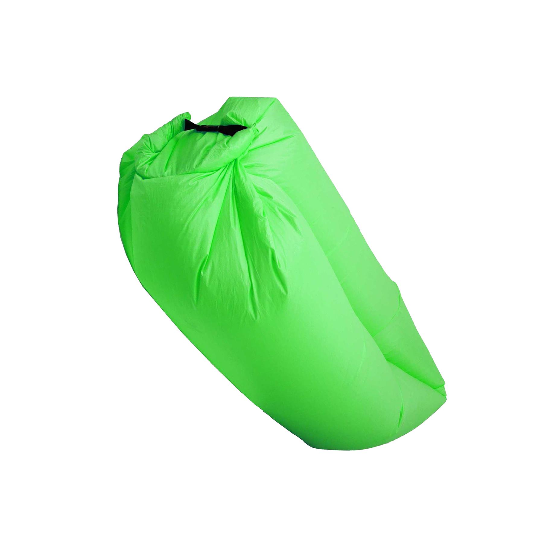 Green Inflatable Sofa Air Bag Lounger Chair Comfort Outdoor Camping Beach Relax - Image 4