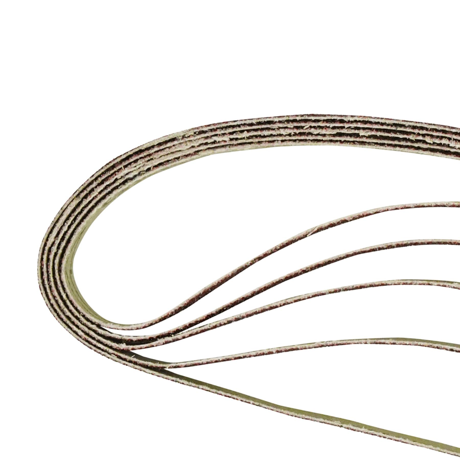 5 Pack Sanding Belts 330mm x 10mm (80 Grit) Coarse Sander Sheets Sanding Belts - Image 15