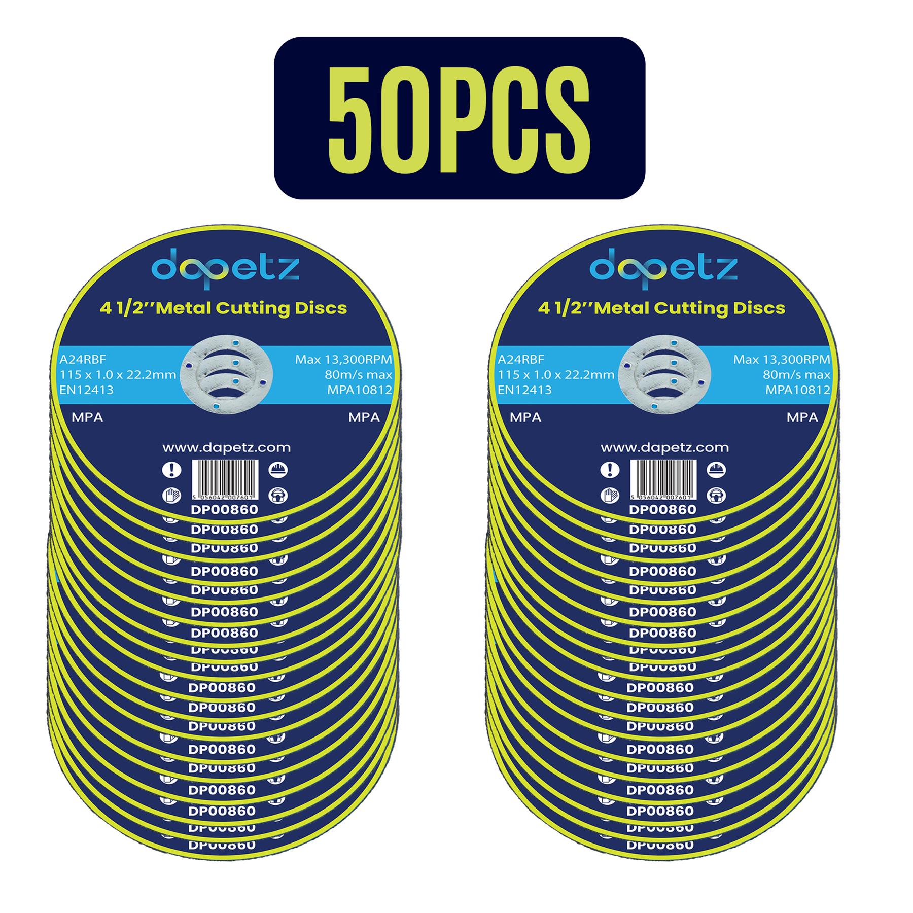 4.5" Ultra Thin Metal Cutting / Slitting Discs 115mm For Angle Grinder 50PCS