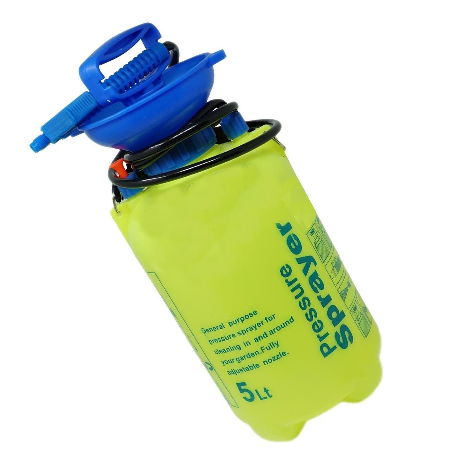 5L Garden Pressure Sprayer Pump Action Knapsack Water Chemical Sprayer for Pesticides Weed Killer - Image 5