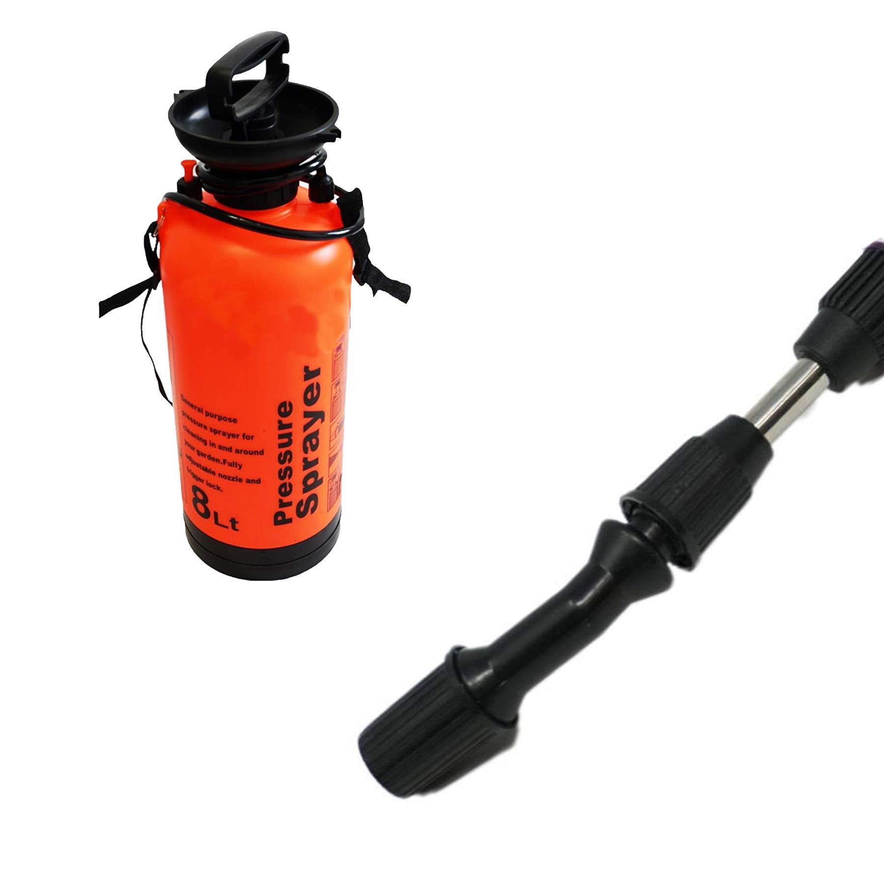 8L Pressure Sprayer Bottle Pump Action for Fertilizer Pesticides Fungicides Weed Killer Indoor Outdoor - Image 5