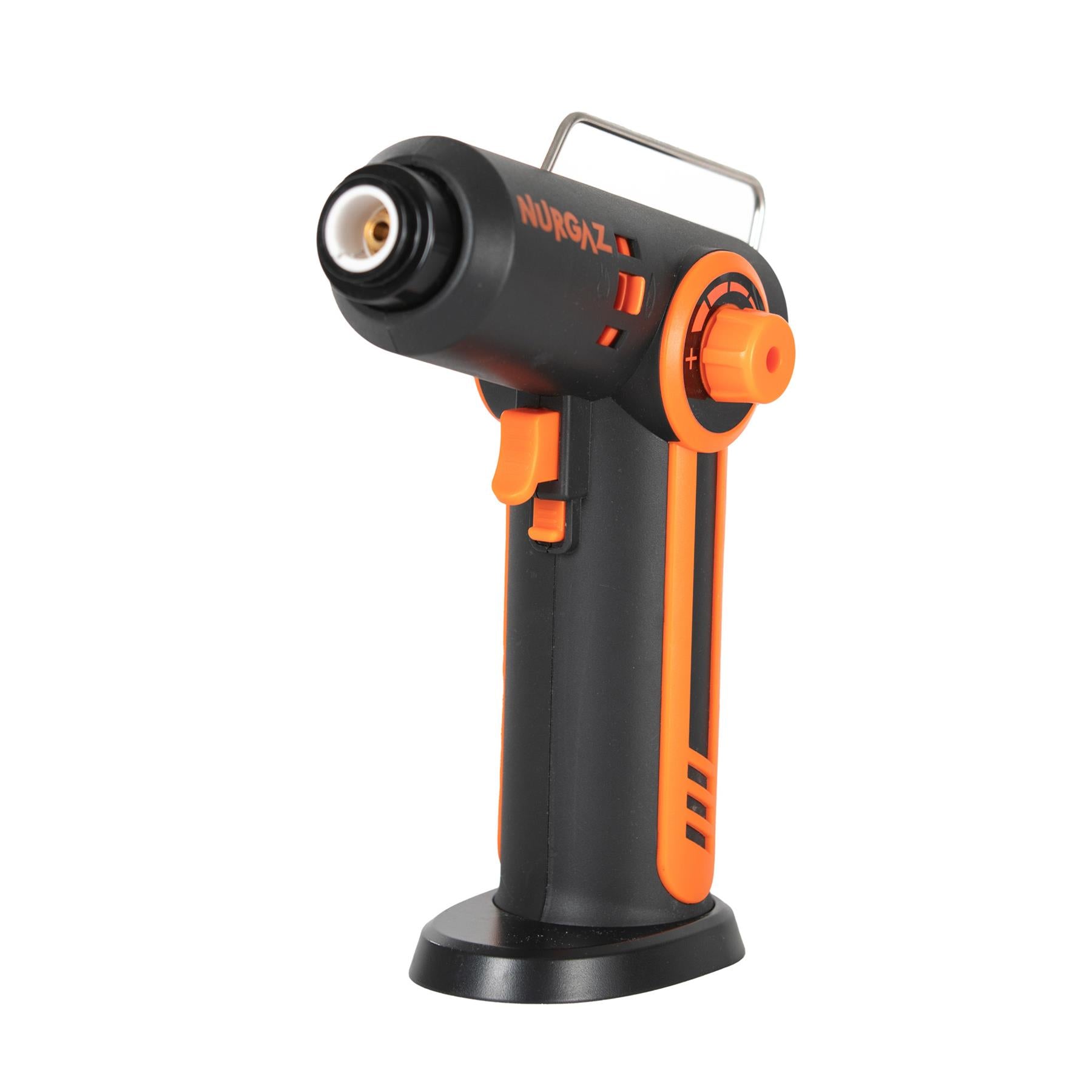 Butane Blow Torch Adjustable Flame Blow Torch Lighter with Safety Lock for Creme Brulee, BBQ and Baking