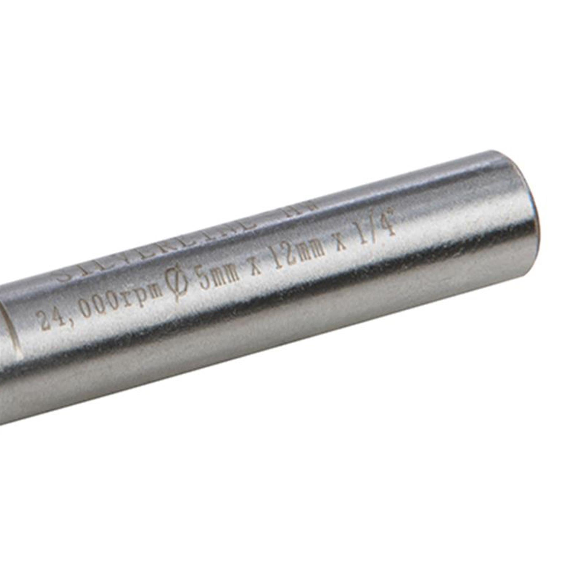 1/4" Shank TCT Wood Router Cutter 5x12mm Twin Flute Smooth Finish Rust-Resistant Bit - Image 8