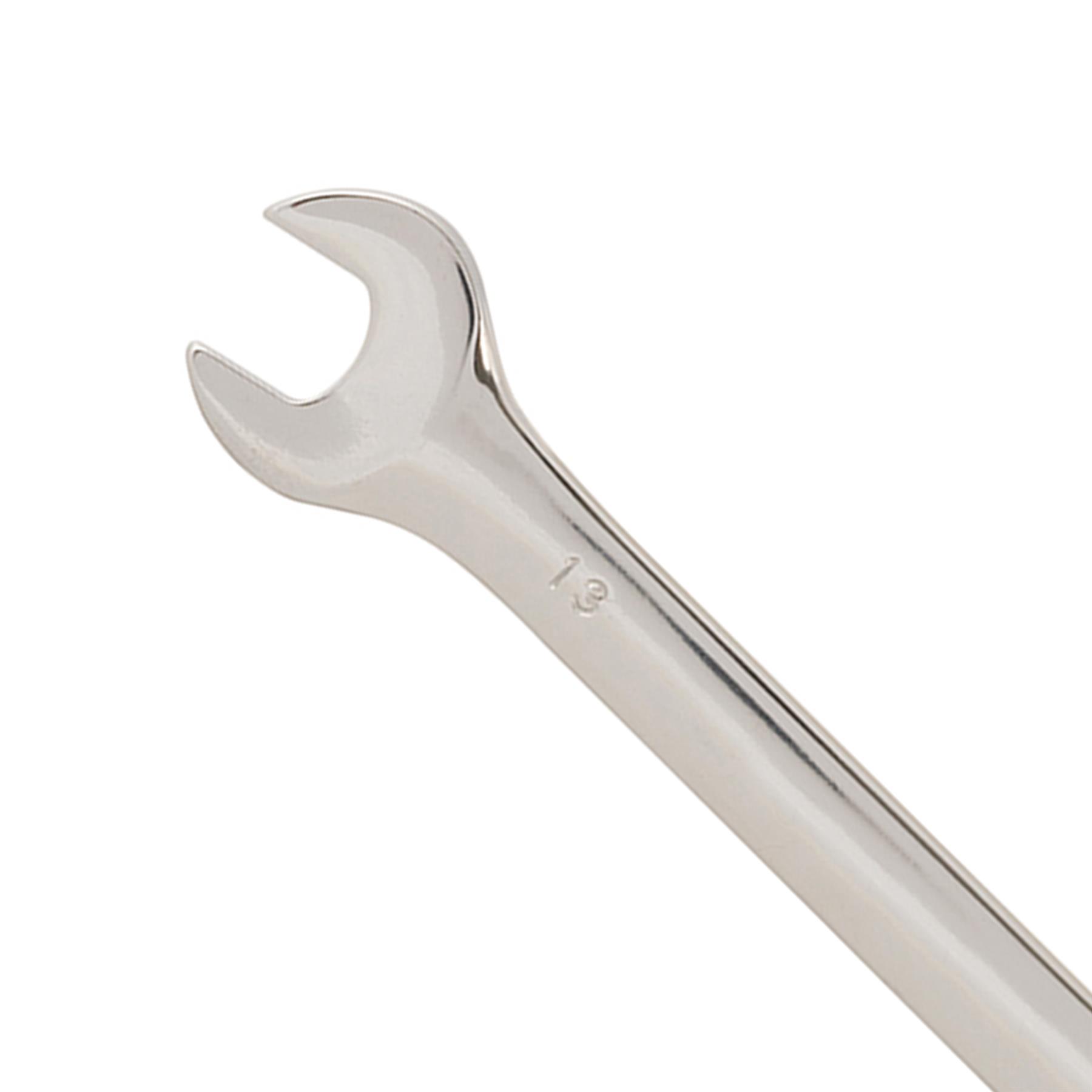 Fixed Head Combination Spanner Open Ended 12mm x 13mm Metric Polished CRV Garage - Image 8