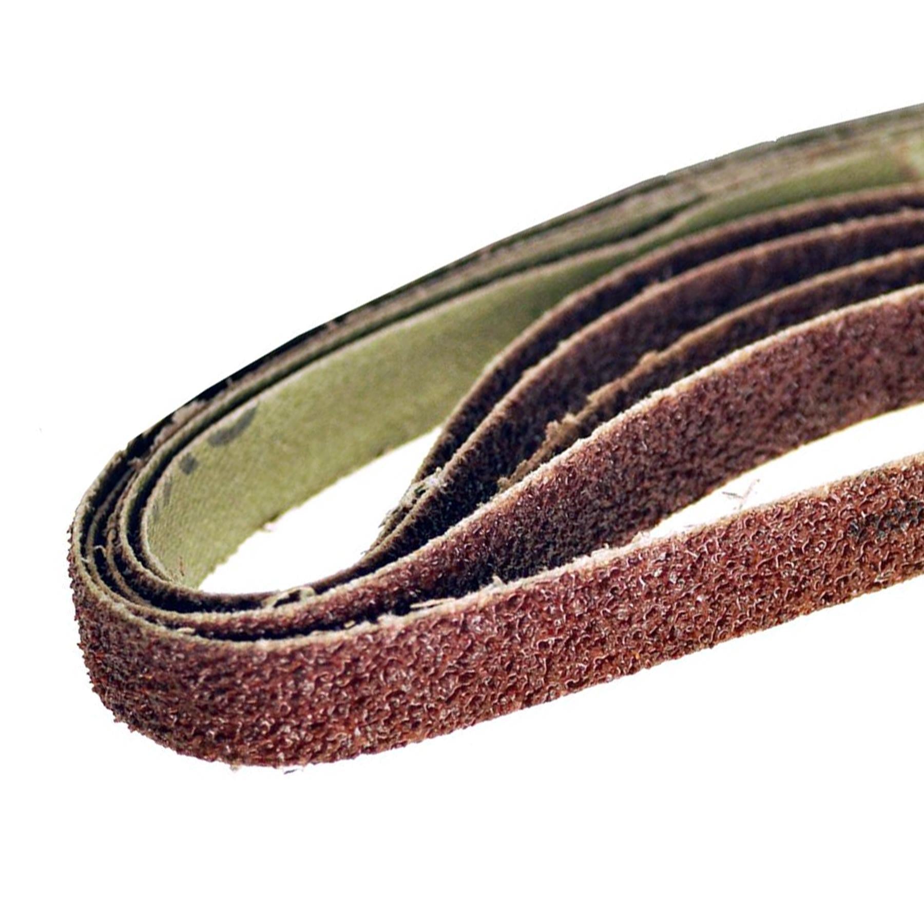 5 Pack Sanding Belts 330mm x 10mm (80 Grit) Coarse Sander Sheets Sanding Belts - Image 14
