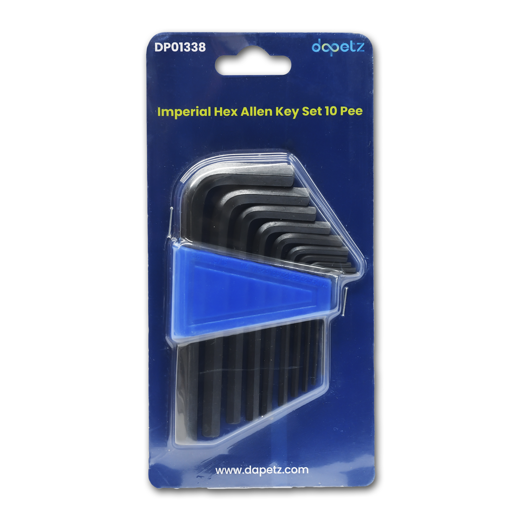 Imperial Hex Allen Key Expert Set Allan Alan Alen - 10 Piece 1/16"-3/8 - Image 10
