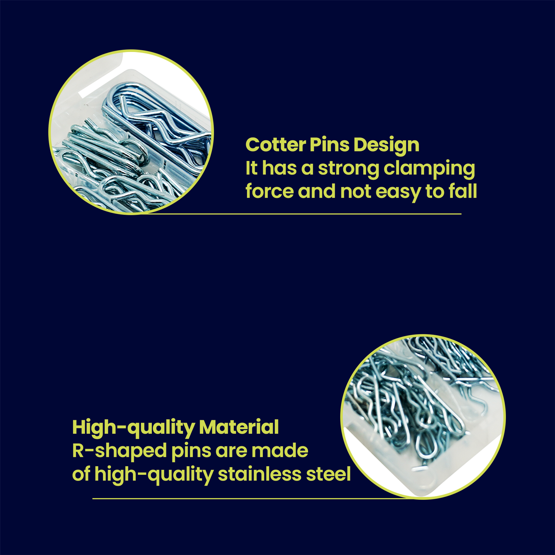 New 150pc Hair Pin Set Hitch R Clip Lynch Cotter Assortment - Image 4