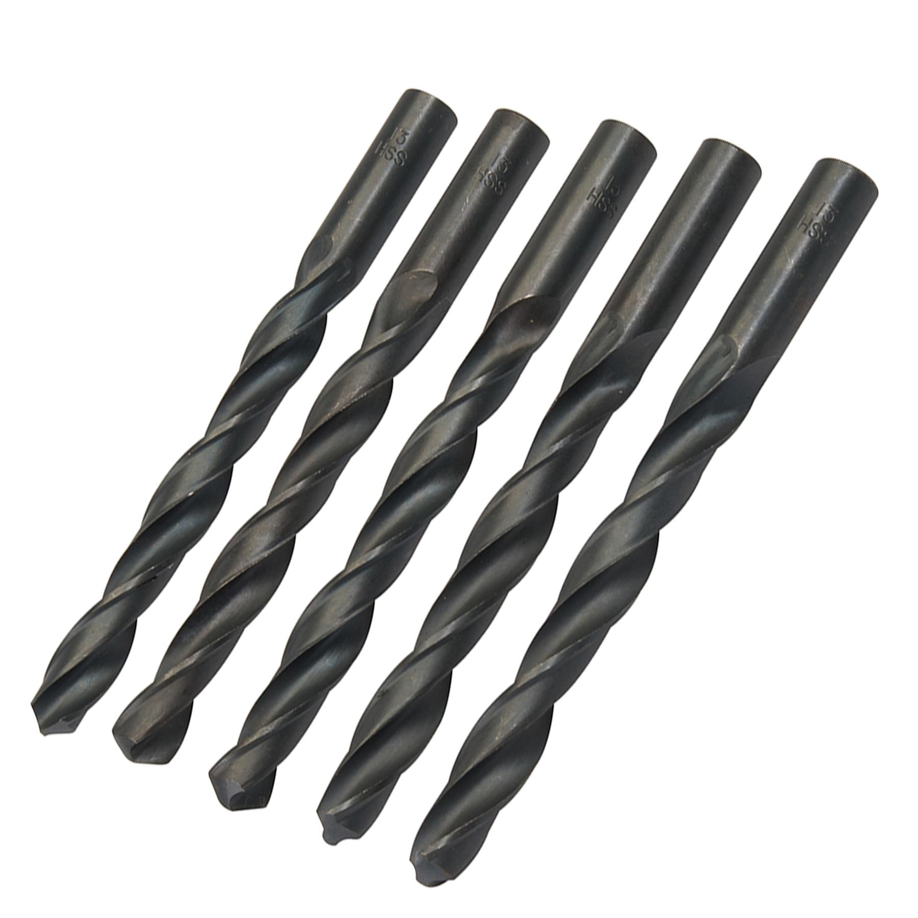 HSS Metric Jobber Drill Bits 13mm Metal Steel Wood Plastic Aluminium Pack of 5 - Image 6