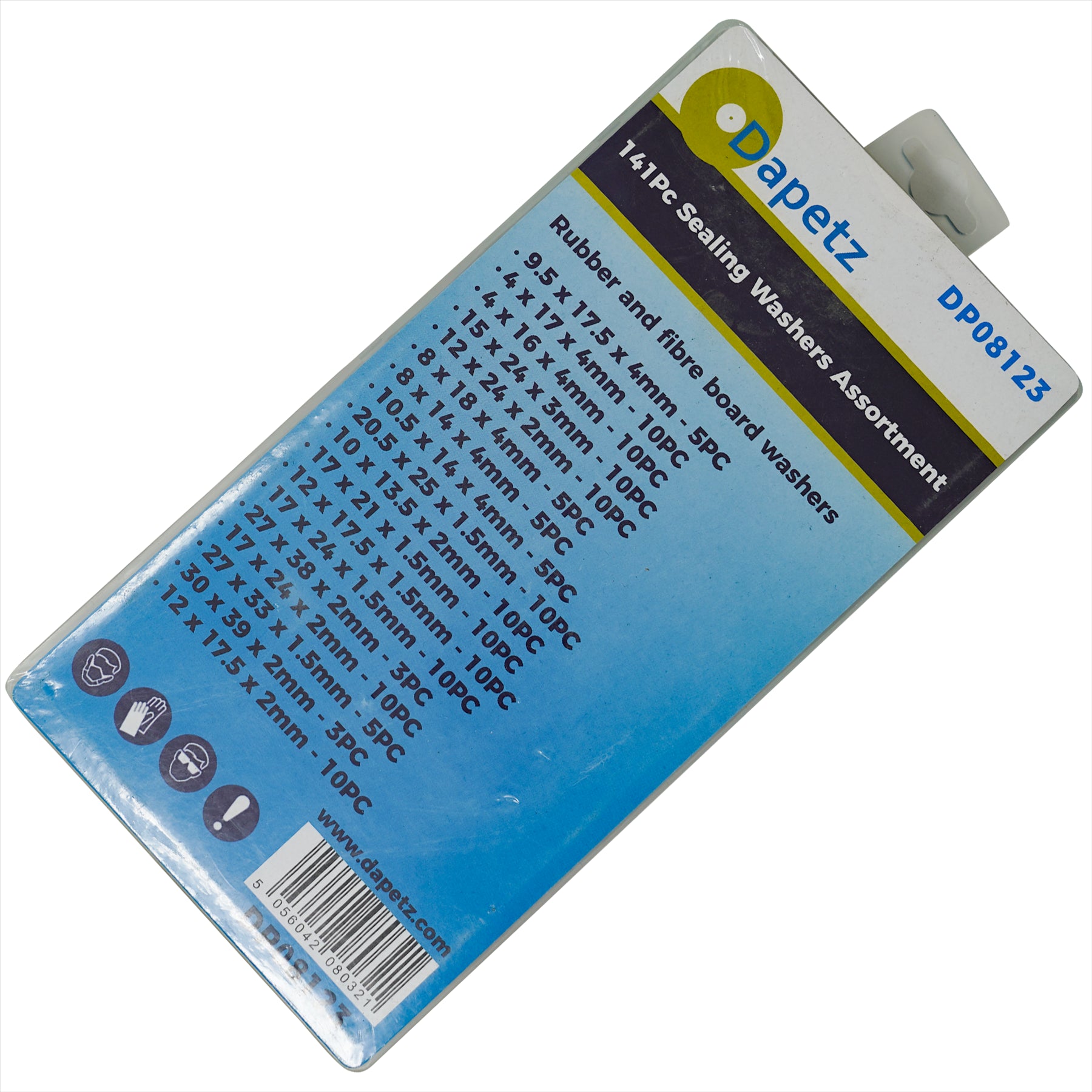 141Pc O-Rings & Washer Set 18 Sizes Rubber Fibre Seals for Plumbing Faucet Hose Tap Gaskets Case - Image 8