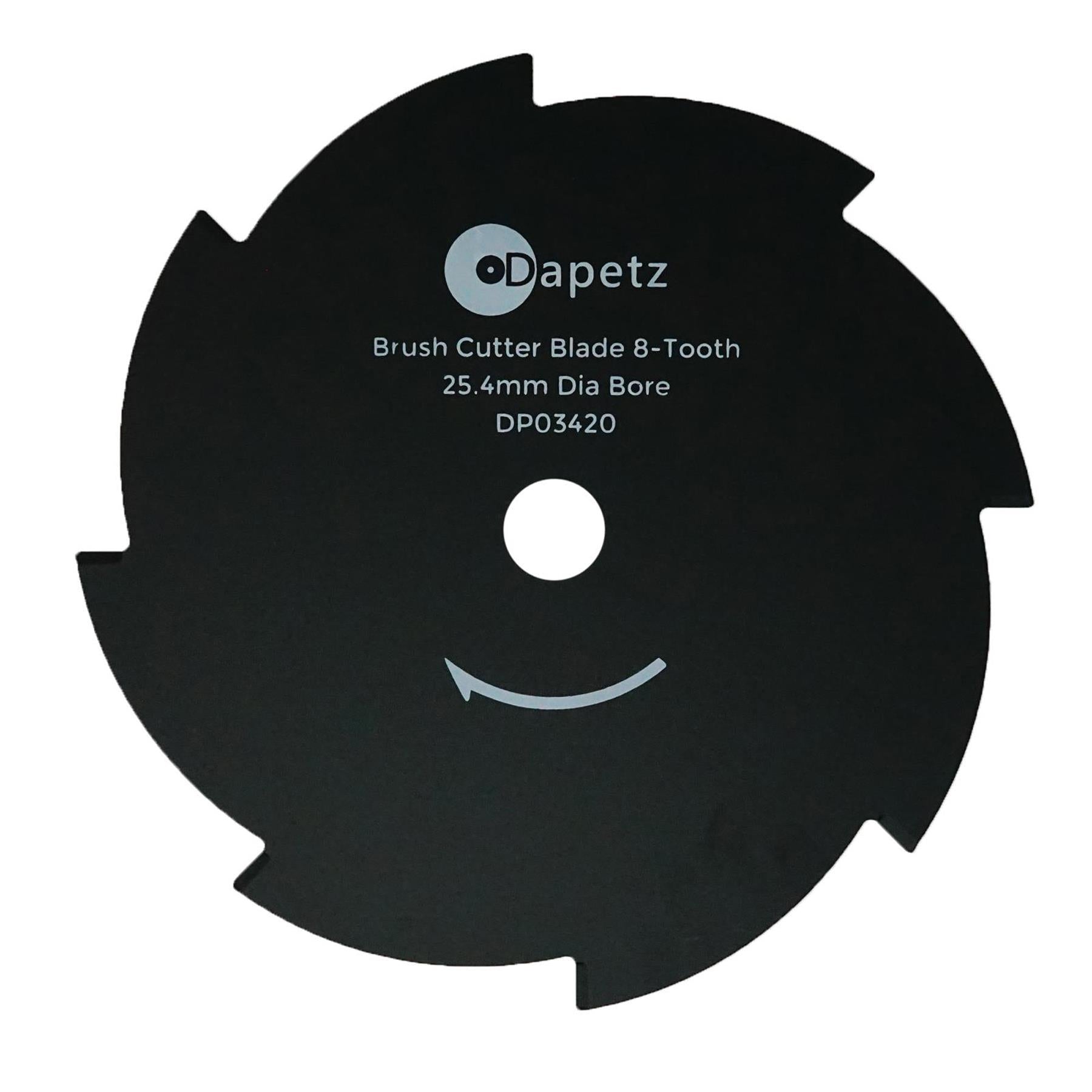 Brush Cutter Blade 8-Tooth 25.4mm Bore Fits Most Petrol Brush Cutters