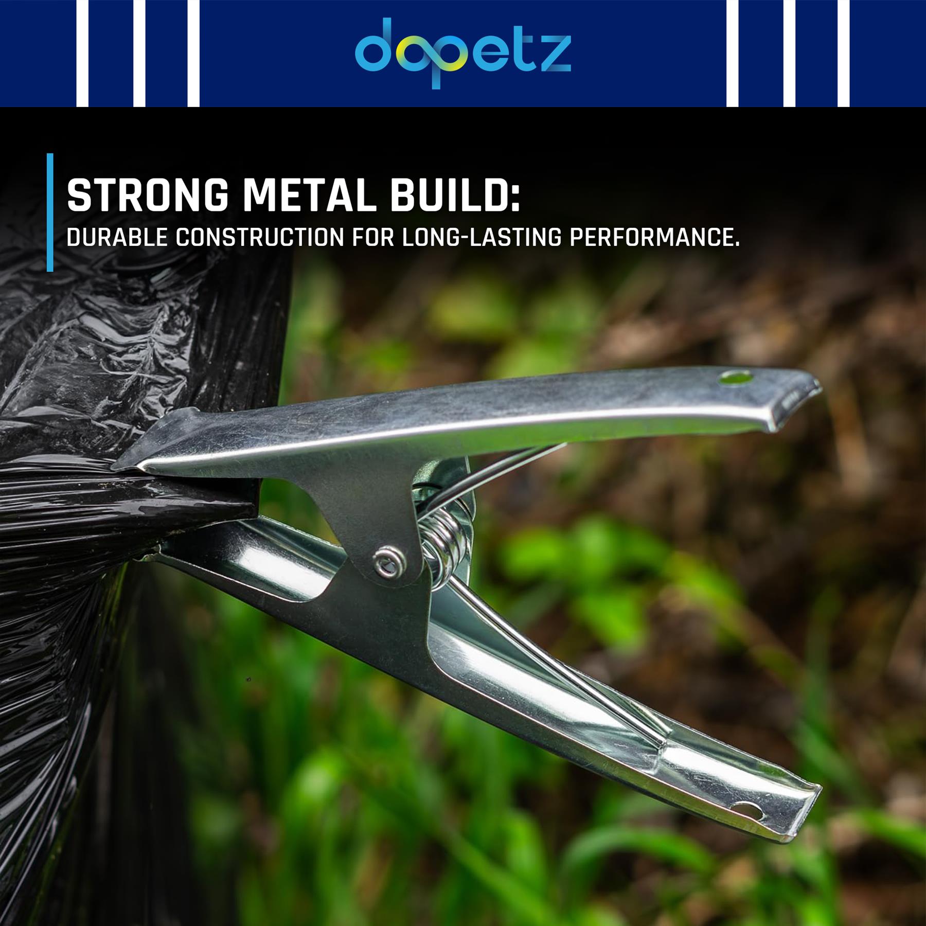 MARKET STALL SPRING CLAMPS 6" Large Metal Heavy Duty Clip Fix Tarpaulin Sheet - Image 4