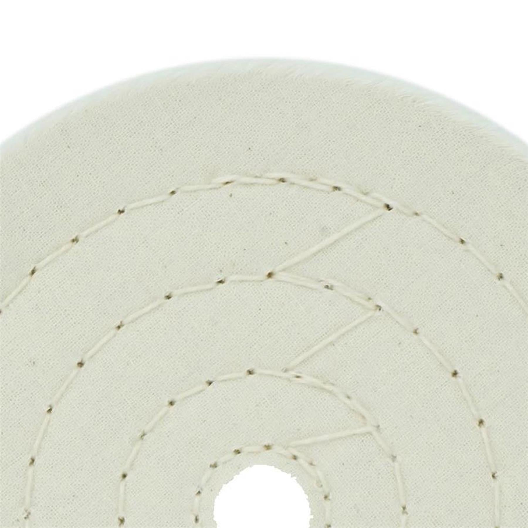 6'' Polishing Wheel 150mm Cotton Buffing Wheel 1/2'' Arbor for Bench Grinder Wood Metal Jewelry - Image 7